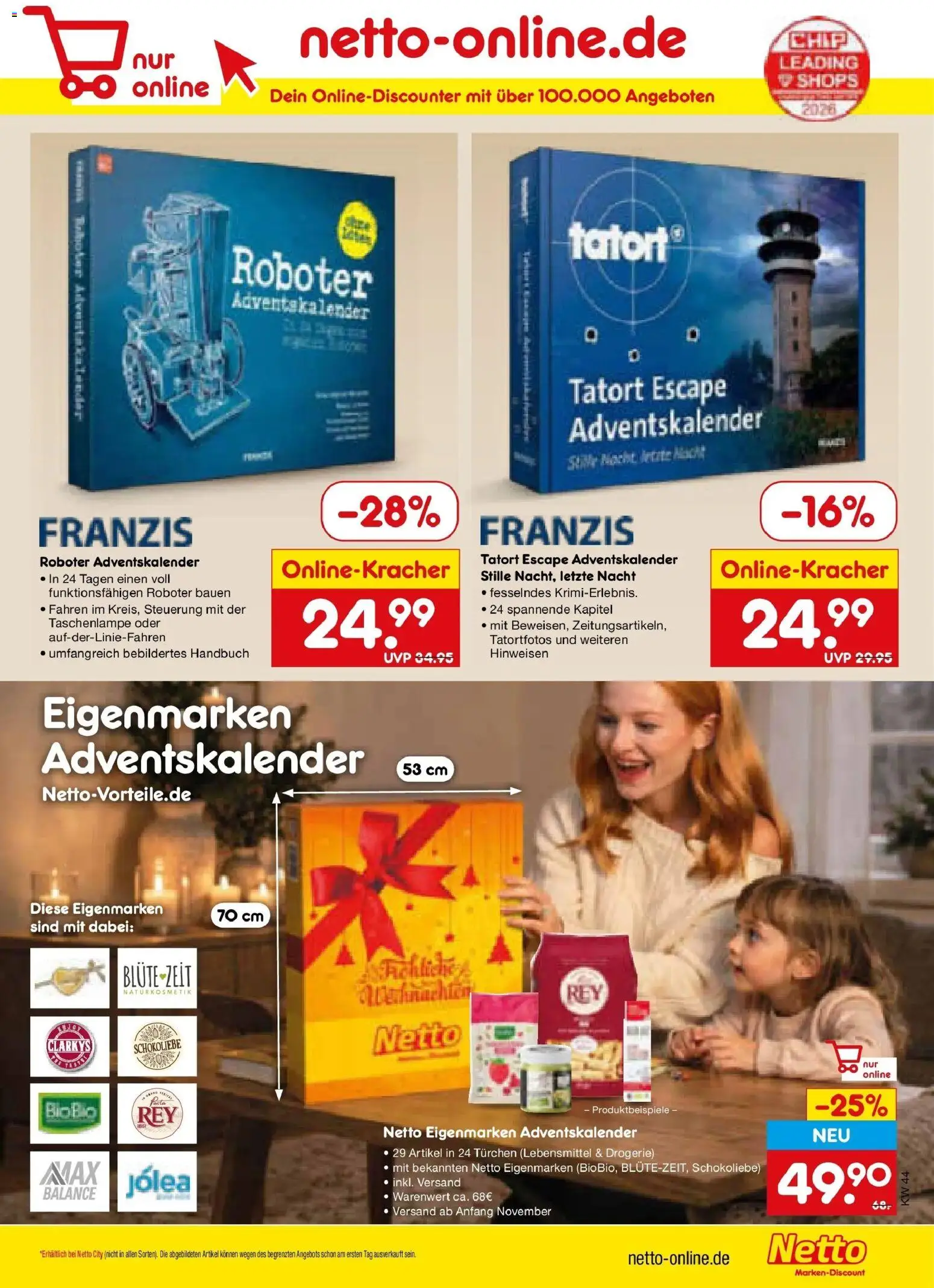 Netto Marken-Discount Prospekt – gültig ab 28.10.2026 | Seite: 67 | Produkte: Roboter, Pasta