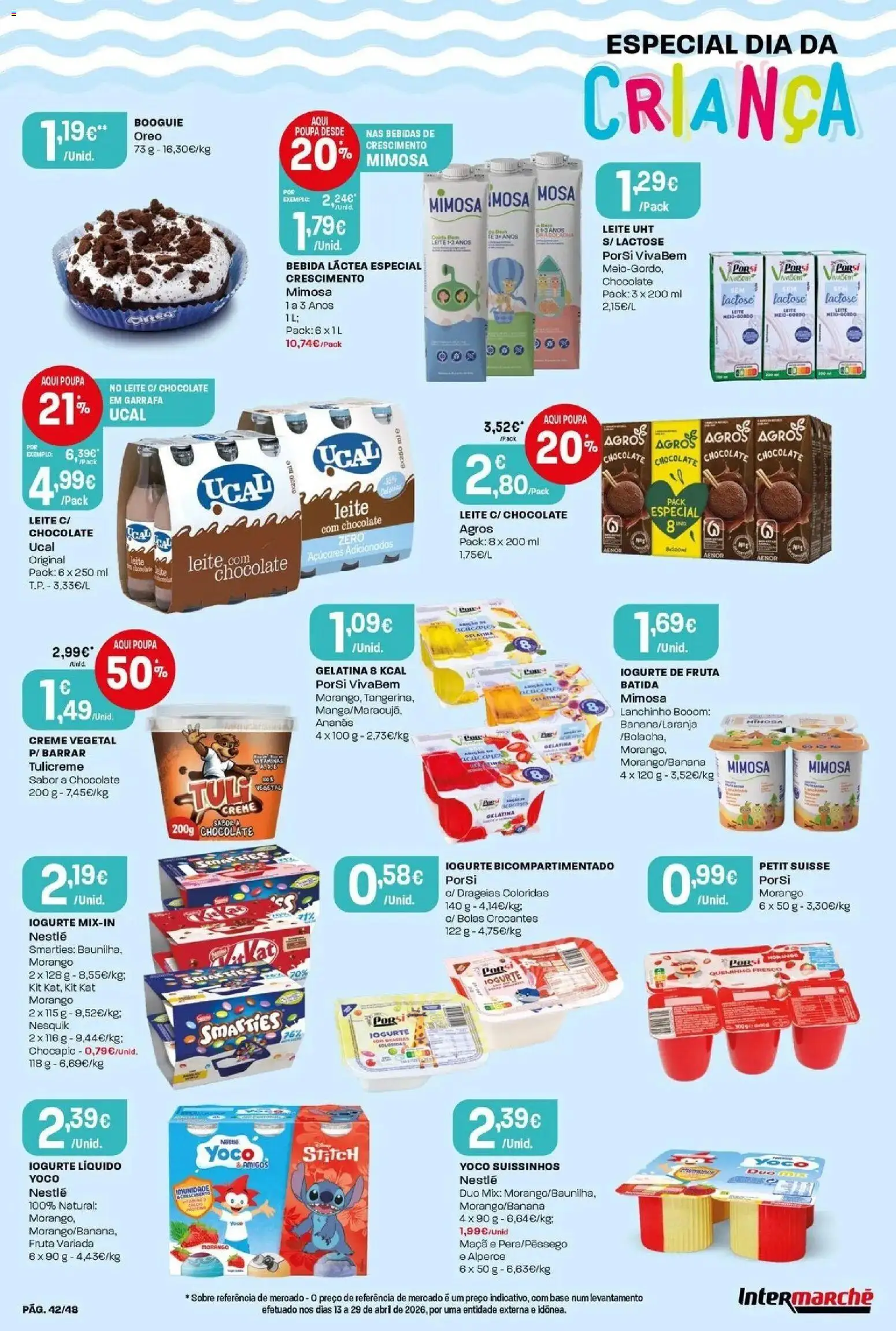 Intermarché - Isto é que são preços BAIXOS! │ válido de 28.05.2026 | Página: 42 | Produtos: Gelatina, Base, Maça, Bebida