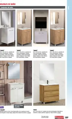 Vista previa Bauhaus ProService válido desde el 11/05/2026 | Página: 227 | Productos: Muebles, Lavabo, Baño, Espejo