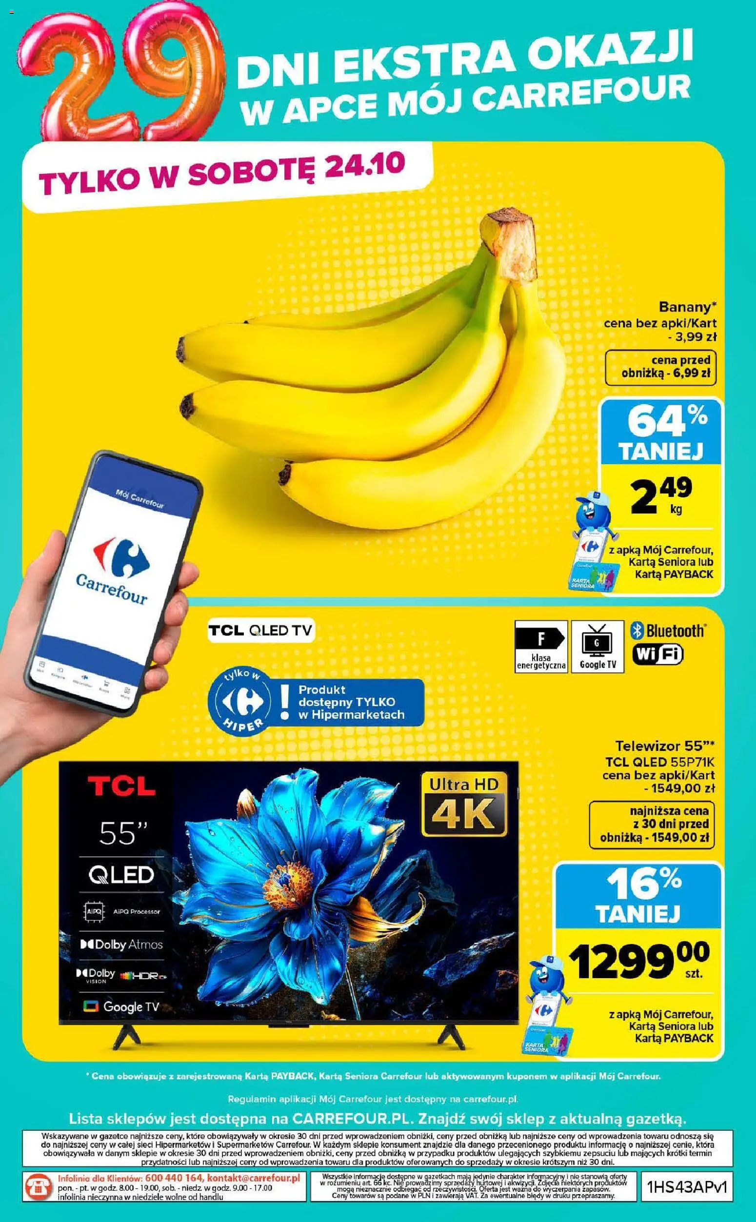 Carrefour gazetka - Market od 19.10.2026 | Strona: 6 | Produkty: Karta, Telewizor