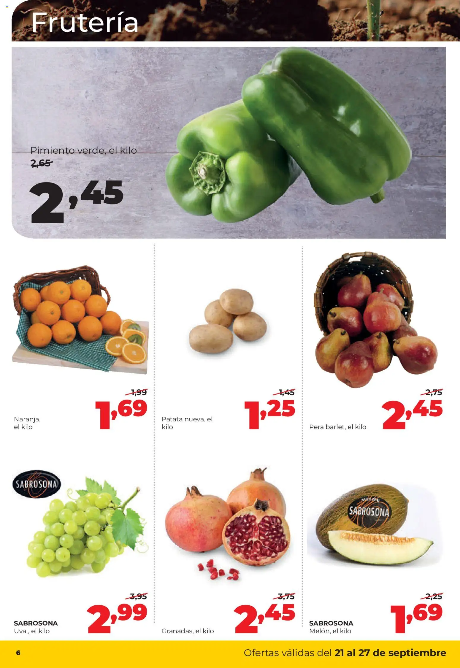 Alimerka folleto Castilla y León │ válido desde el 21/09/2026 | Página: 6 | Productos: Pimiento