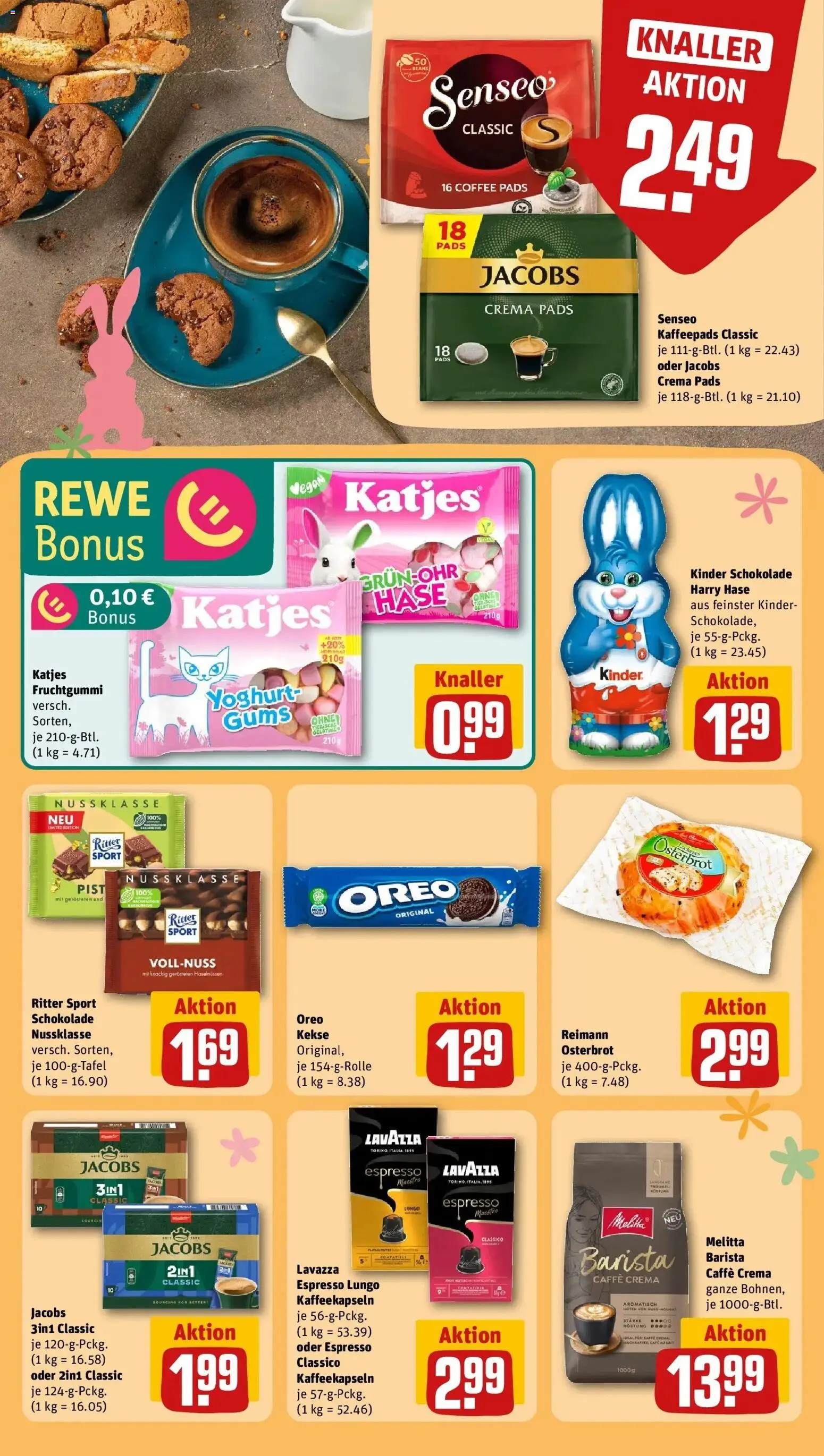 Rewe Prospekt Neunburg Vorm Wald	 – gültig ab 15.03.2026 | Seite: 27 | Produkte: Lavazza, Schokolade, Katjes, Senseo kaffeepads