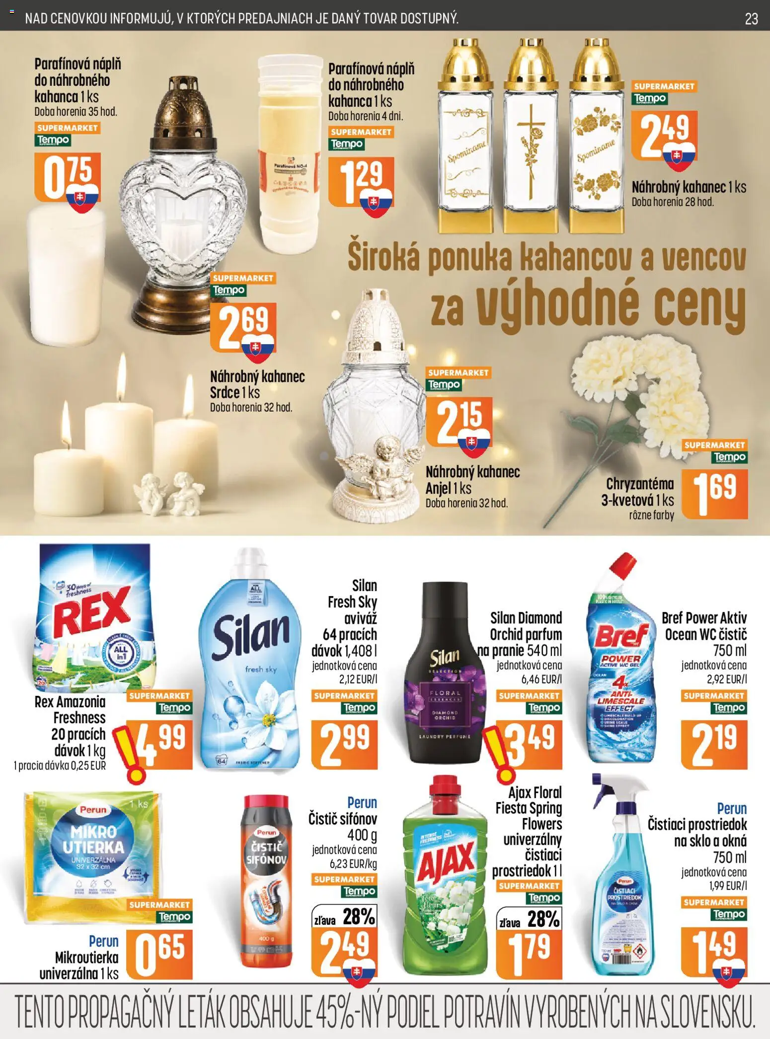 Nové COOP Jednota akcie – leták je platný od 08.10.2026 | Strana: 23