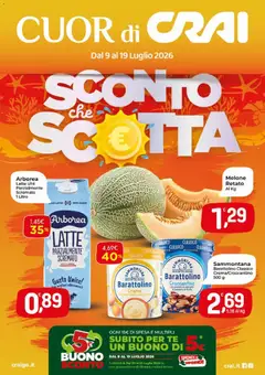 Anteprima del volantino CRAI volantino Cuor di Crai Valmontone valido a partire dal 09/07/2026