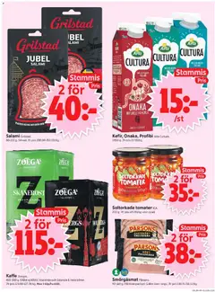 ICA Supermarket erbjudanden - Förhandsvisning av reklamblad från butik ICA Supermarket aktuell från 21/09/2026 | Sida: 11 | Produkter: Soltorkade tomater, Galler, Salami, Tomater