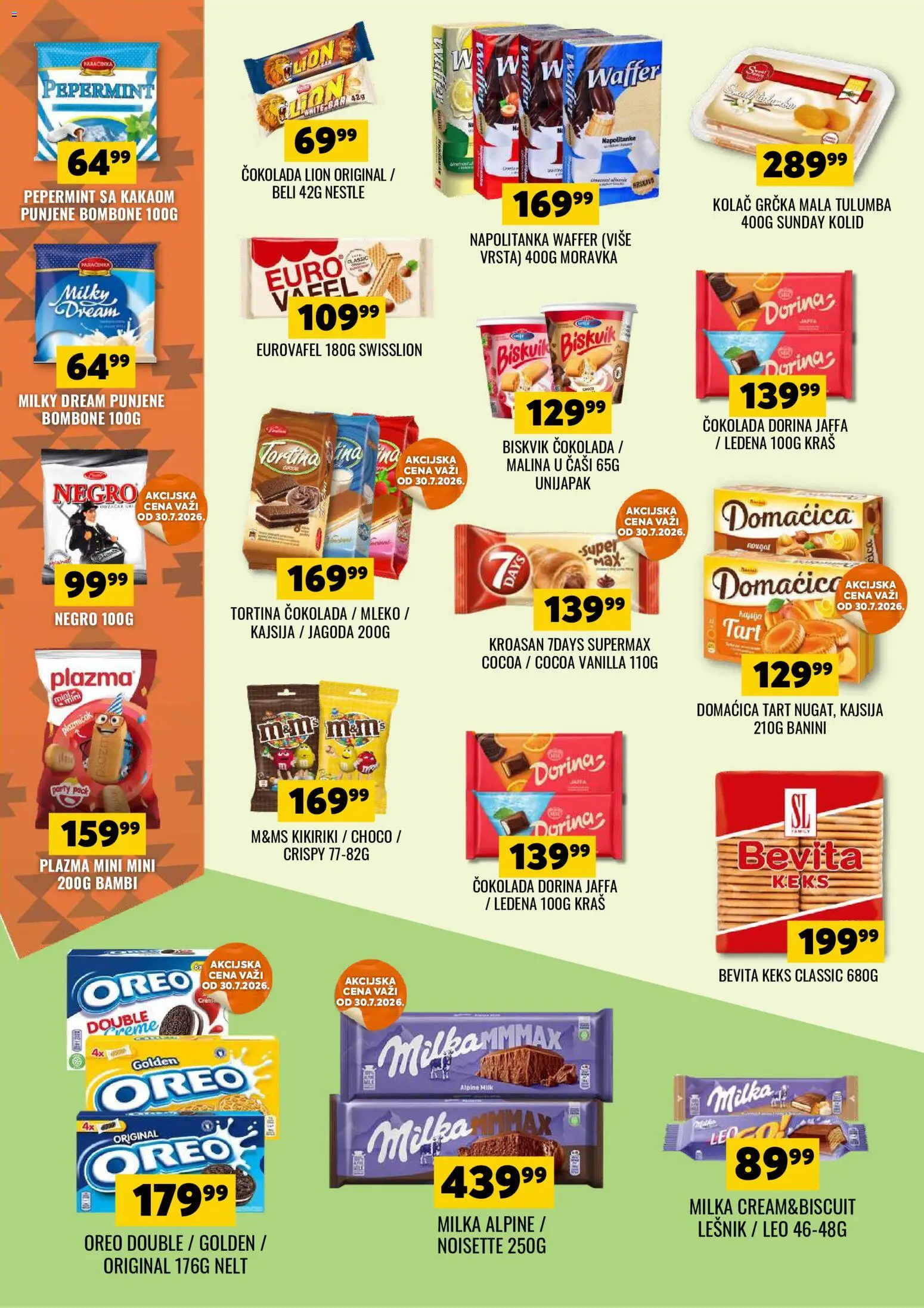 Tekijanka katalog - važi od 29.07.2026 | Strana: 12 | Proizvode: Milka, Lešnik, Kajsija, Čokolada
