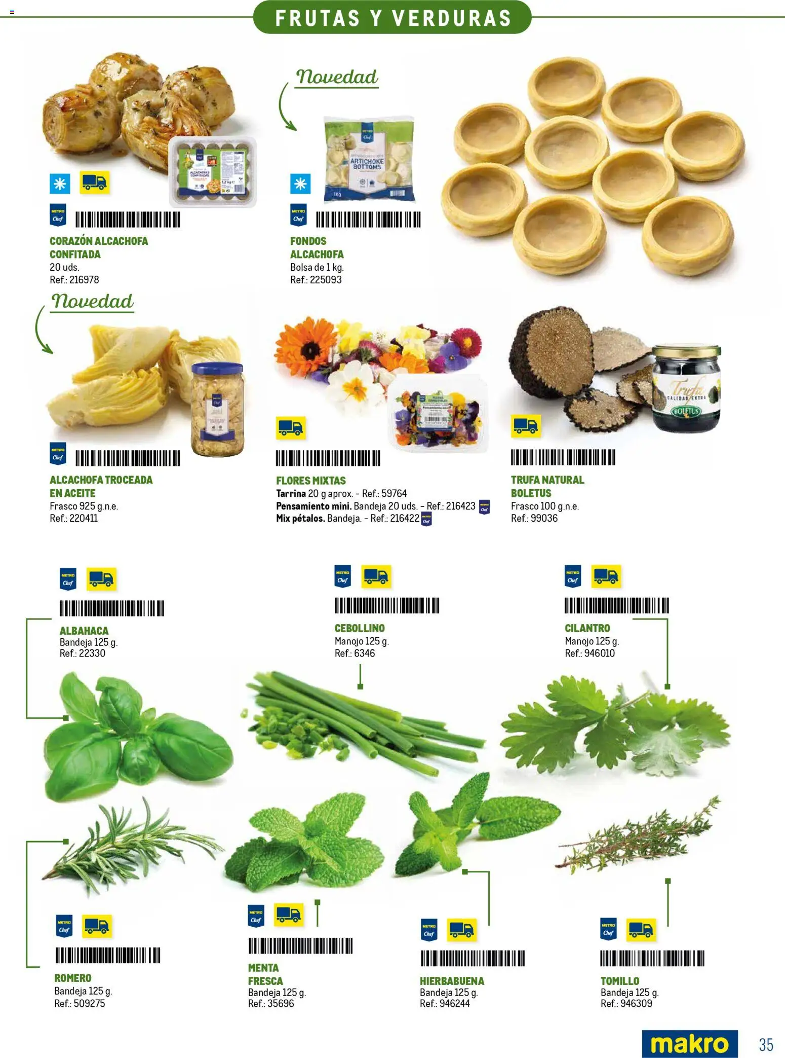 Makro Especial Catering │ válido desde el 16/03/2026 | Página: 35 | Productos: Aceite, Bolsa, Bandeja