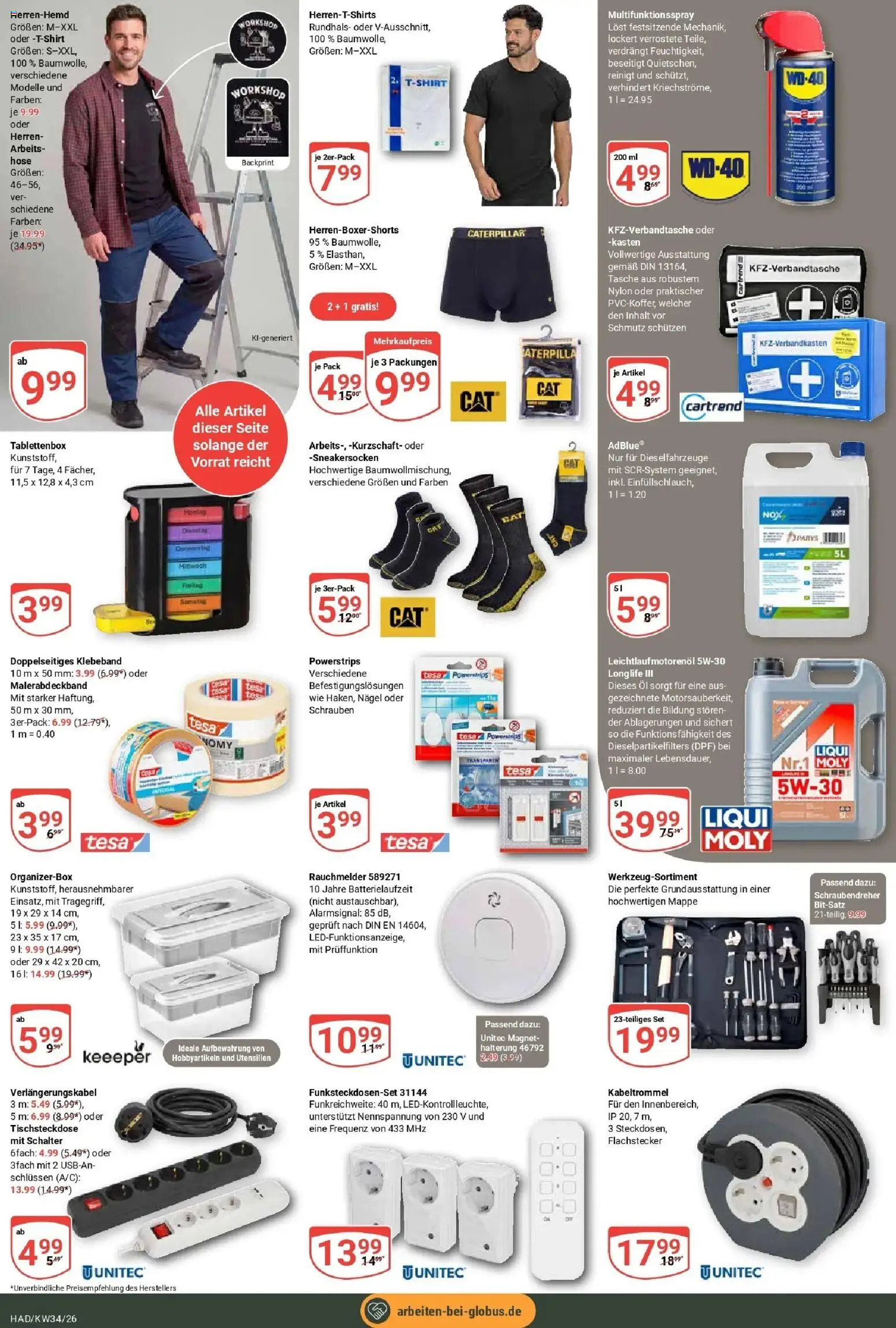 Globus Prospekt Halle (saale) (ab 17.08.2026) » Angebote online | Seite: 24 | Produkte: Tasche, Öl, Hose