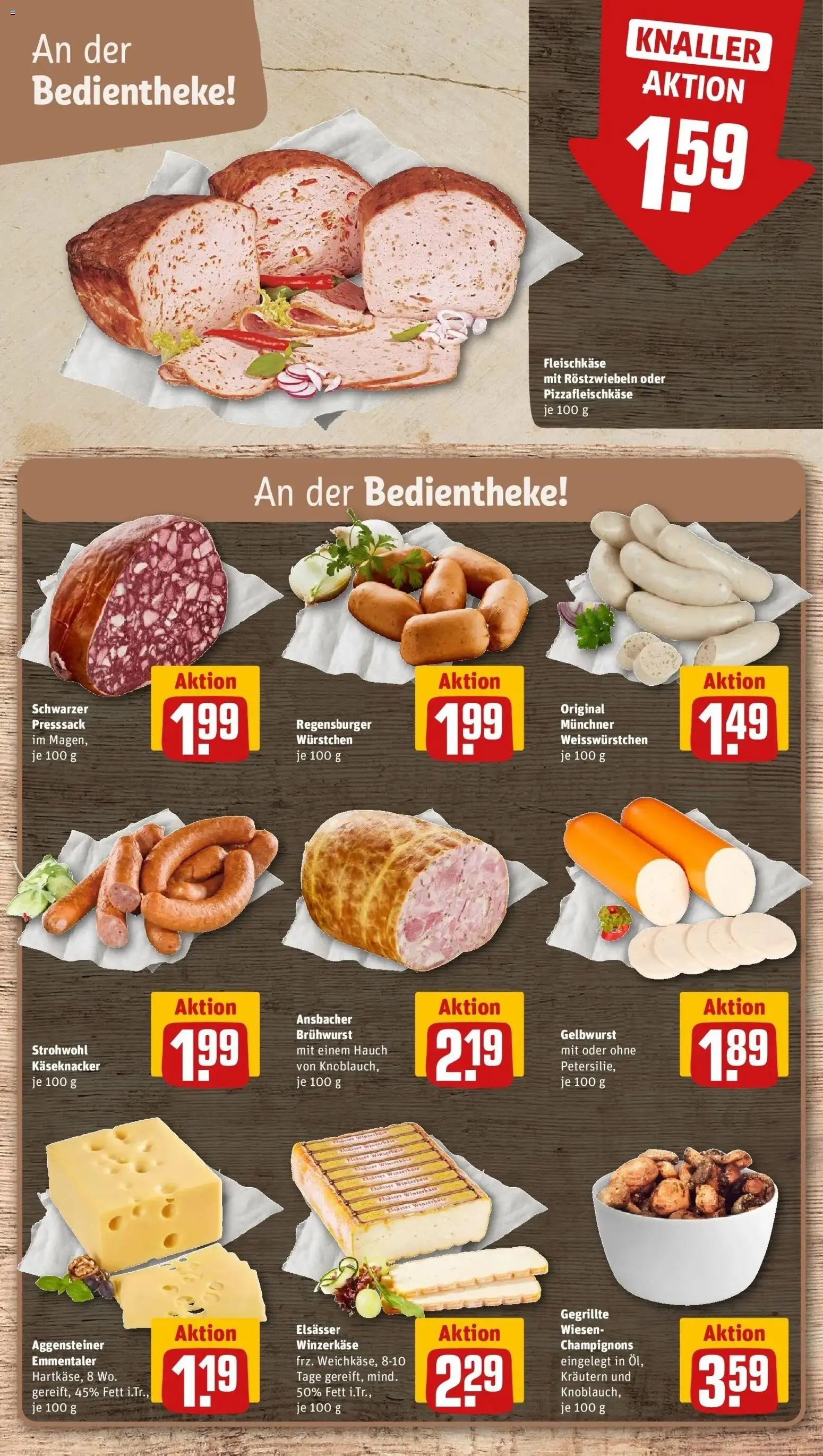 REWE Prospekt ab 28.09.2026 zum Blättern » Angebote | Seite: 15 | Produkte: Champignons