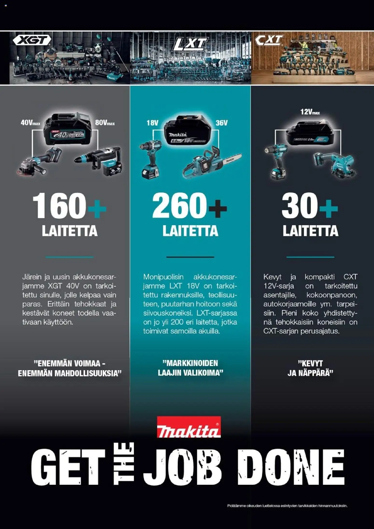 Makita - Tuoteluettelo 2026 – voimassa 24.03.2026 alkaen | Sivu: 468