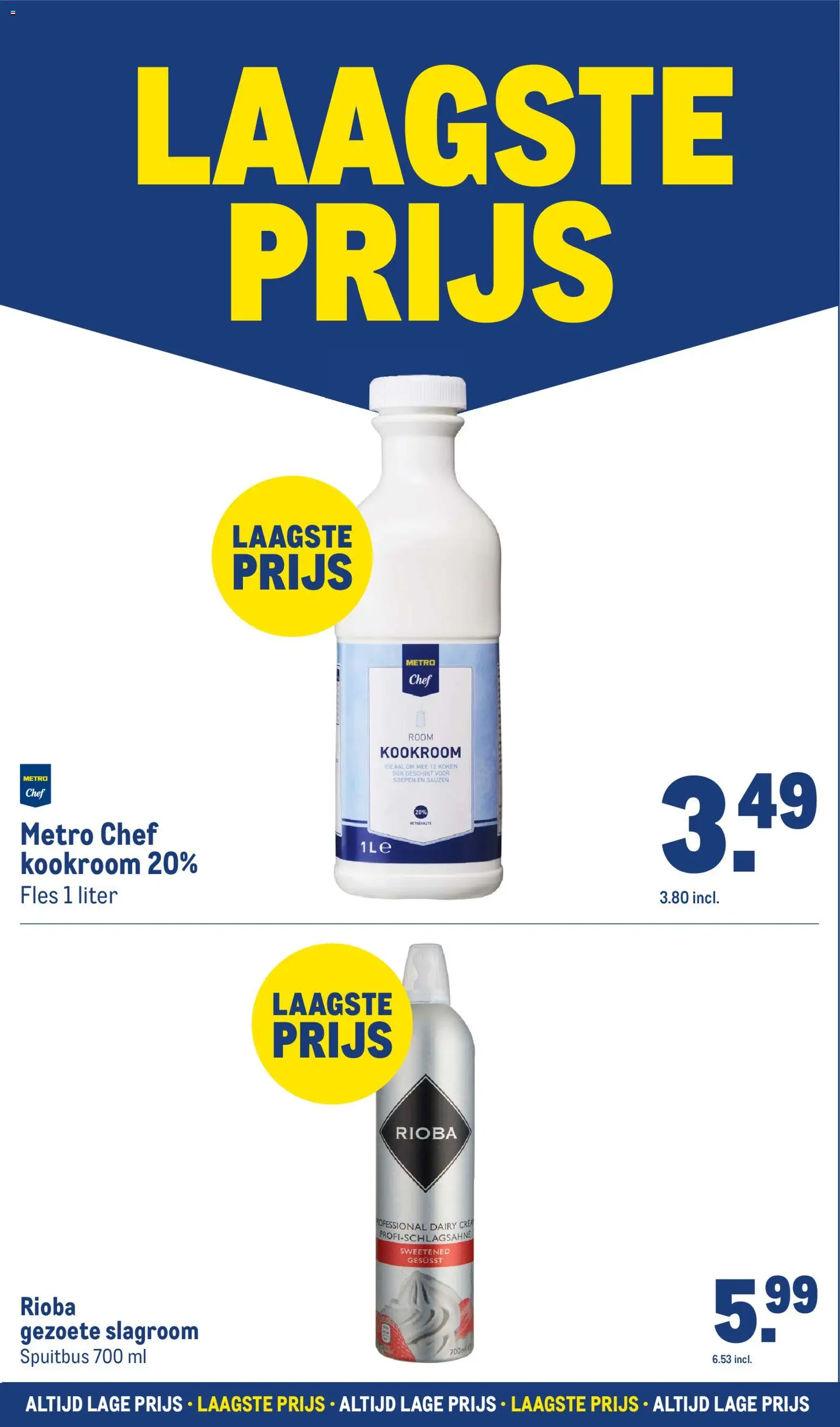 {H1} | Pagina: 28 | Producten: Fles, Slagroom