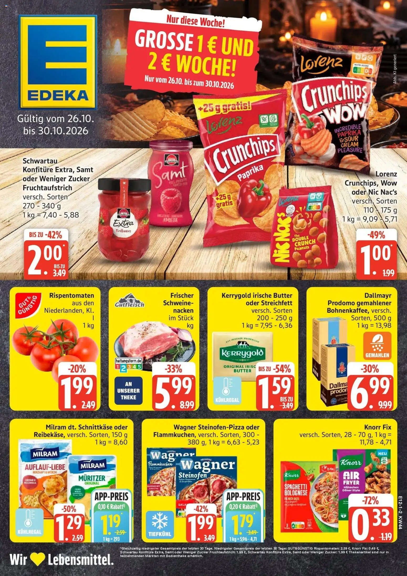Edeka Prospekt Sterup (ab 26.10.2026) » Angebote Online | Seite: 1 | Produkte: Knorr fix, Knorr, Paprika, Zucker