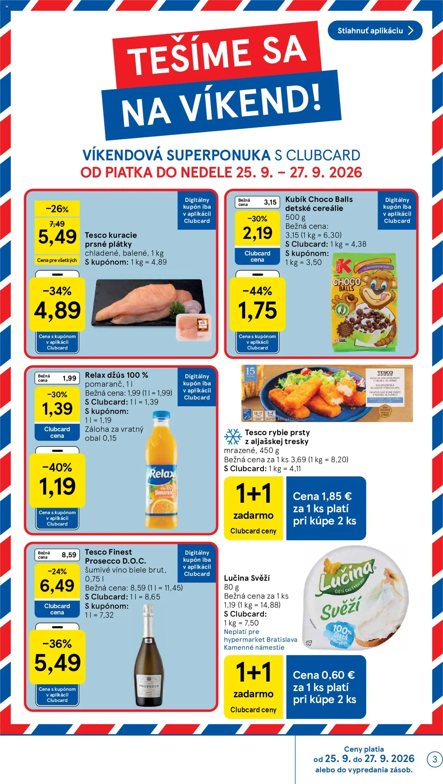 Nové Tesco akcie – leták je platný od 23.09.2026 | Strana: 3