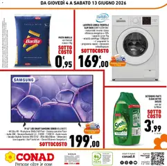 Anteprima del volantino TV 43" LED SMART SAMSUNG SERIE8 UE43U8072, TV 43" LED SMART SAMSUNG SERIE8 UE43U8072 - 4K Ultra HD - Risoluzione 3840x2160 Pixel - Sistema operativo Tizen - Audio 20W - Versione Bluetooth 5.3 - 3 HDMI - 1 USB 2.0 - Guida vocale - Decoder Digitale Terrestre DVB-T2/S2 - VESA 200x200mm - Dimensioni (con supporto) L96xP16xH61cm - Classe Efficienza Energetica G valido a partire dal 04.06.2026 | Pagina: 32