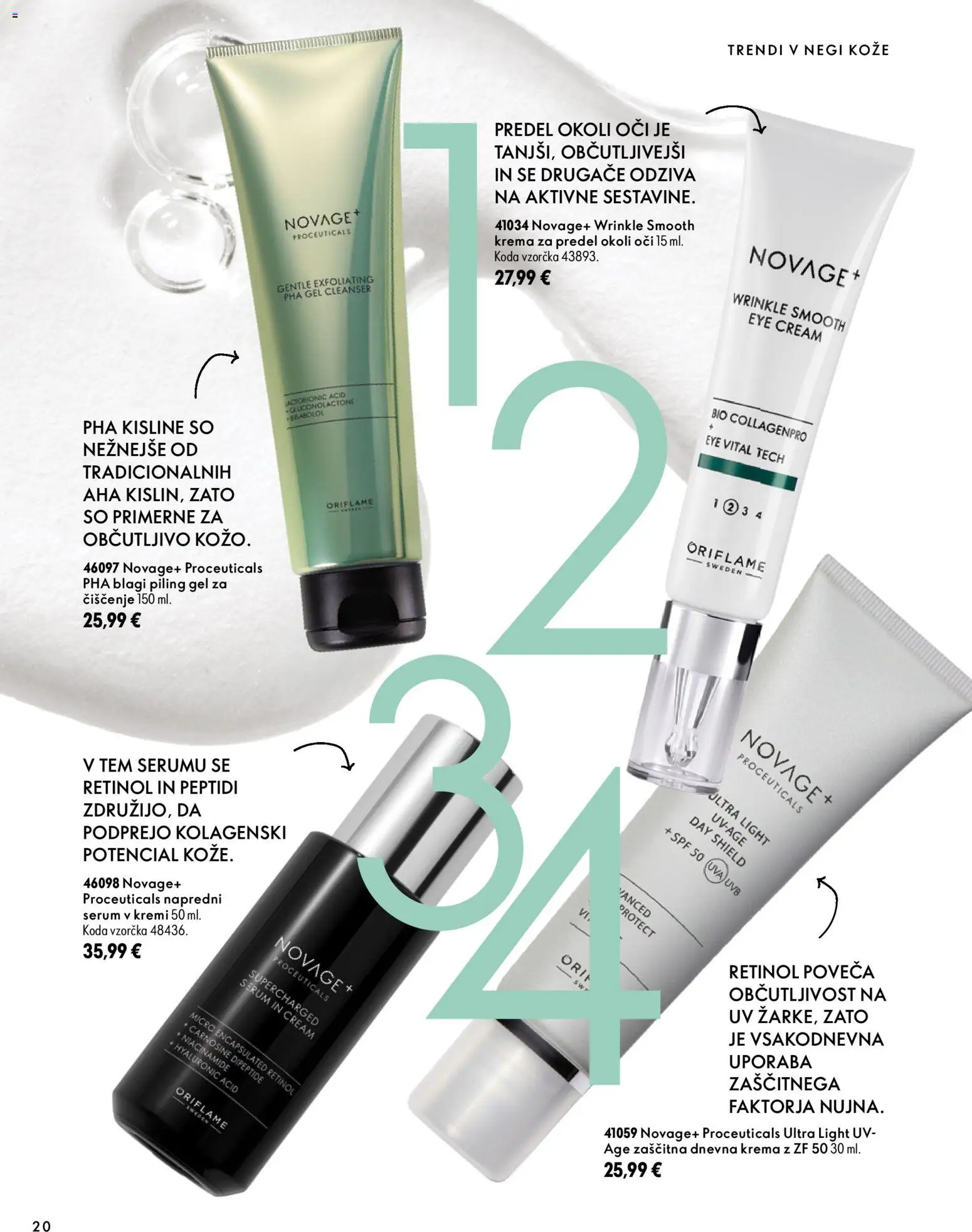 Novi Oriflame katalog ponudbe – veljaven od 07.10.2026 | Stran: 20 | Izdelki: Krema, Piling