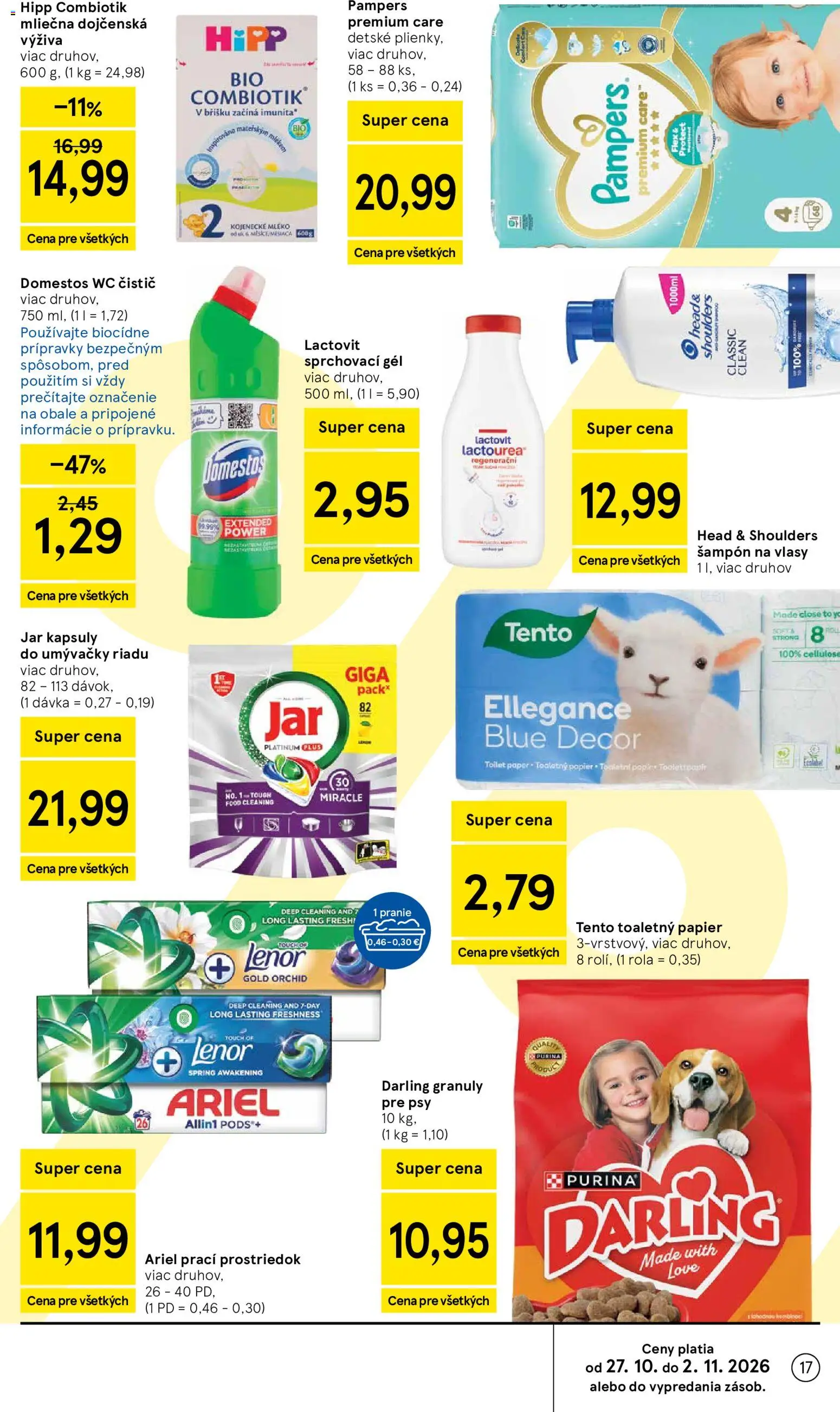 Nové Tesco akcie – leták je platný od 28.10.2026 | Strana: 17