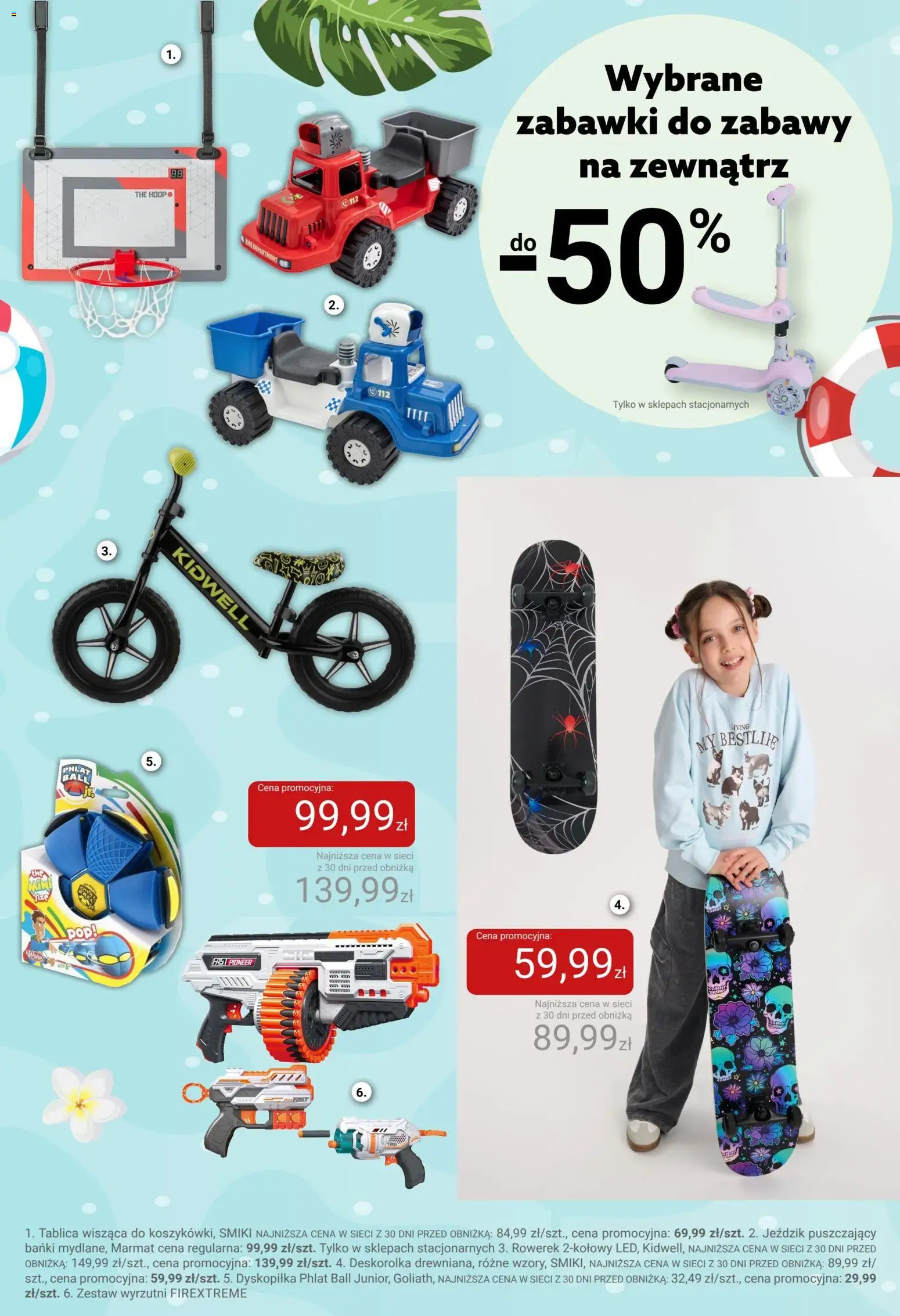 Smyk gazetka od 16.06.2026 | Strona: 29 | Produkty: Deskorolka, Dyskopiłka