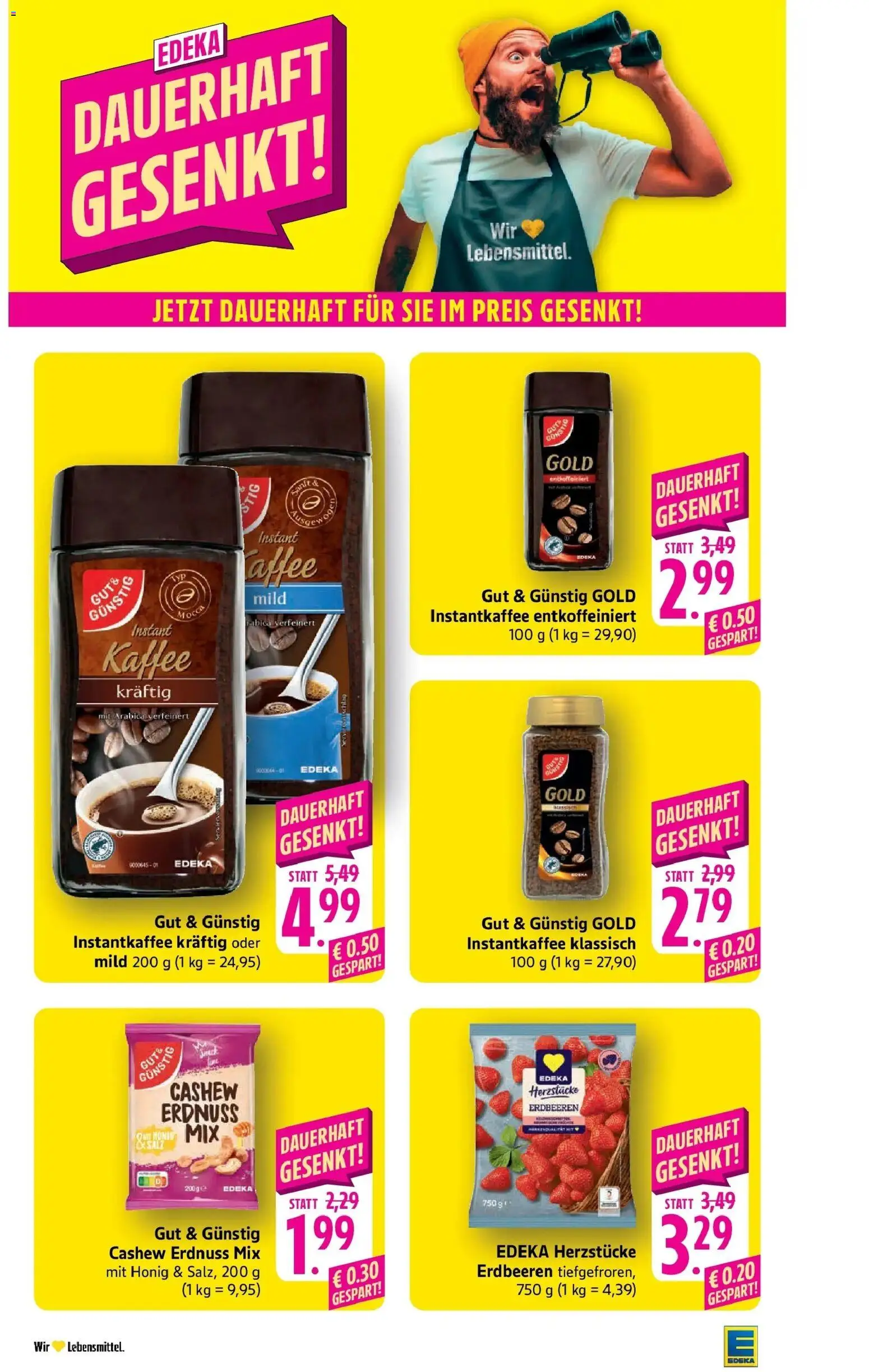 Edeka Prospekt Pirmasens – gültig ab 27.07.2026 | Seite: 21 | Produkte: Kaffee, Erdbeeren