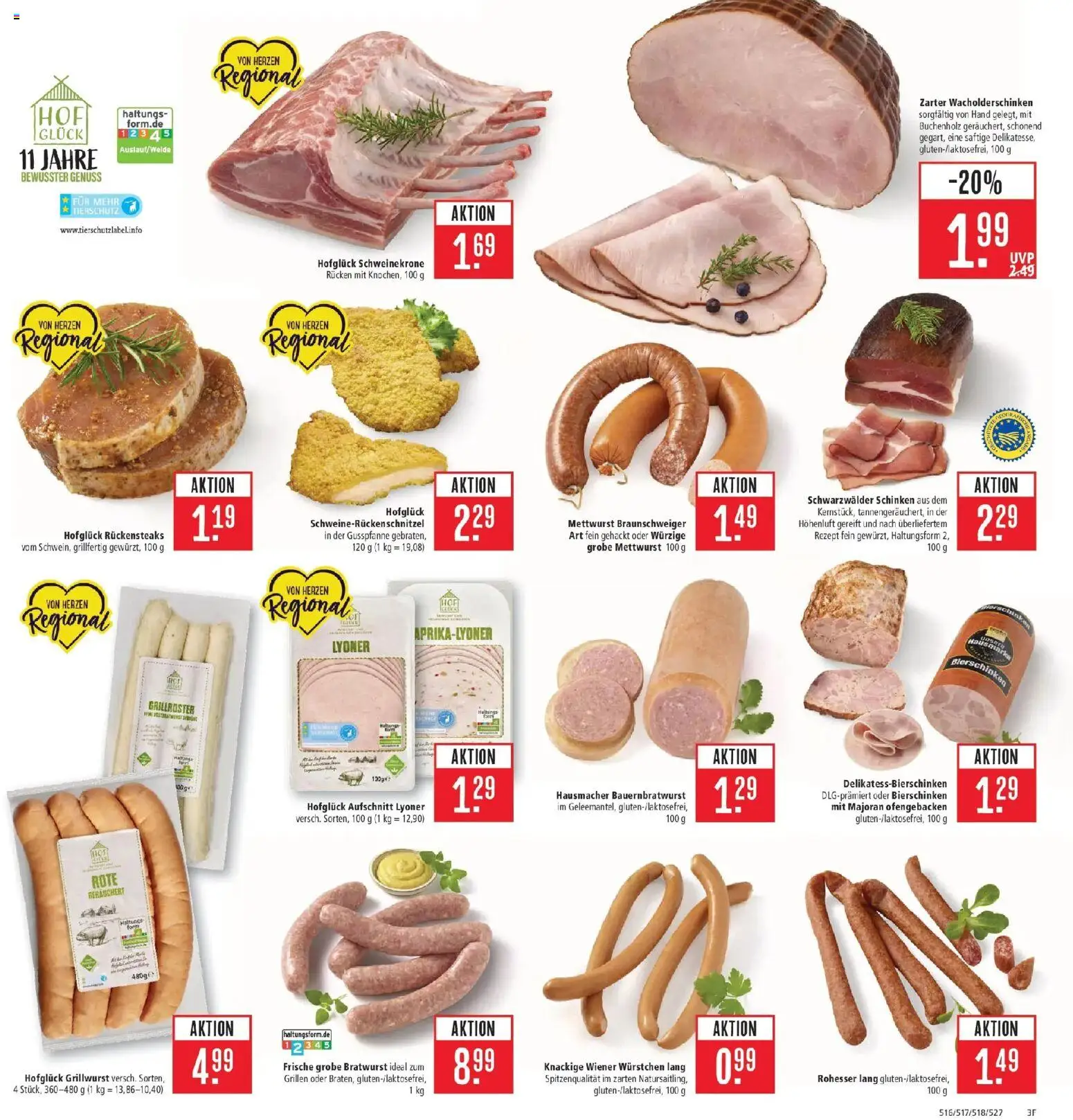 Marktkauf Prospekt Friedrichshafen (ab 03.08.2026) » Angebote online | Seite: 3 | Produkte: Wiener wurstchen, Bratwurst, Schinken
