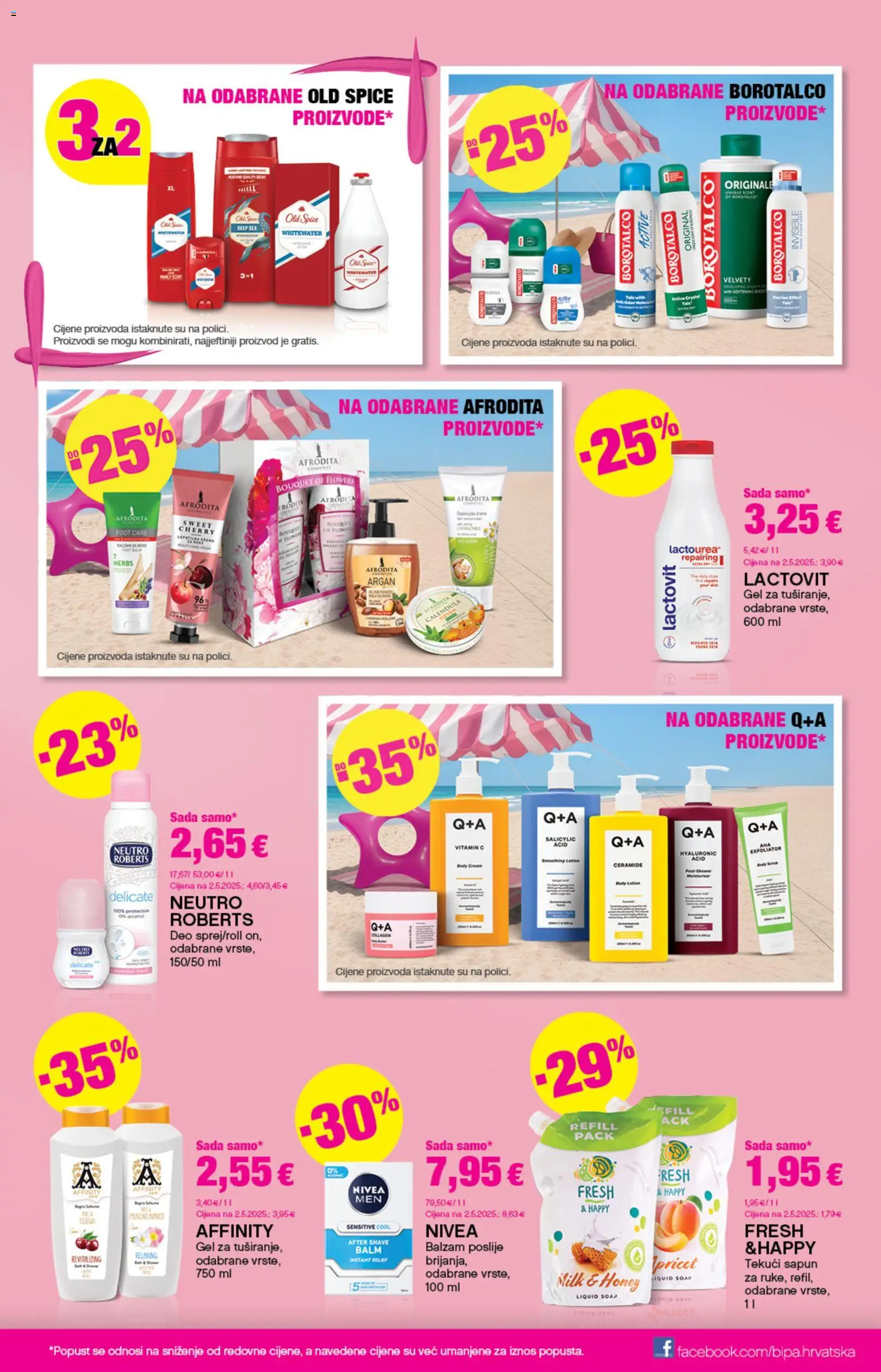Bipa katalog | vrijedi od 20.08.2026 | Stranica: 9 | Proizvodi: Sapun, Nivea, Old Spice, Borotalco