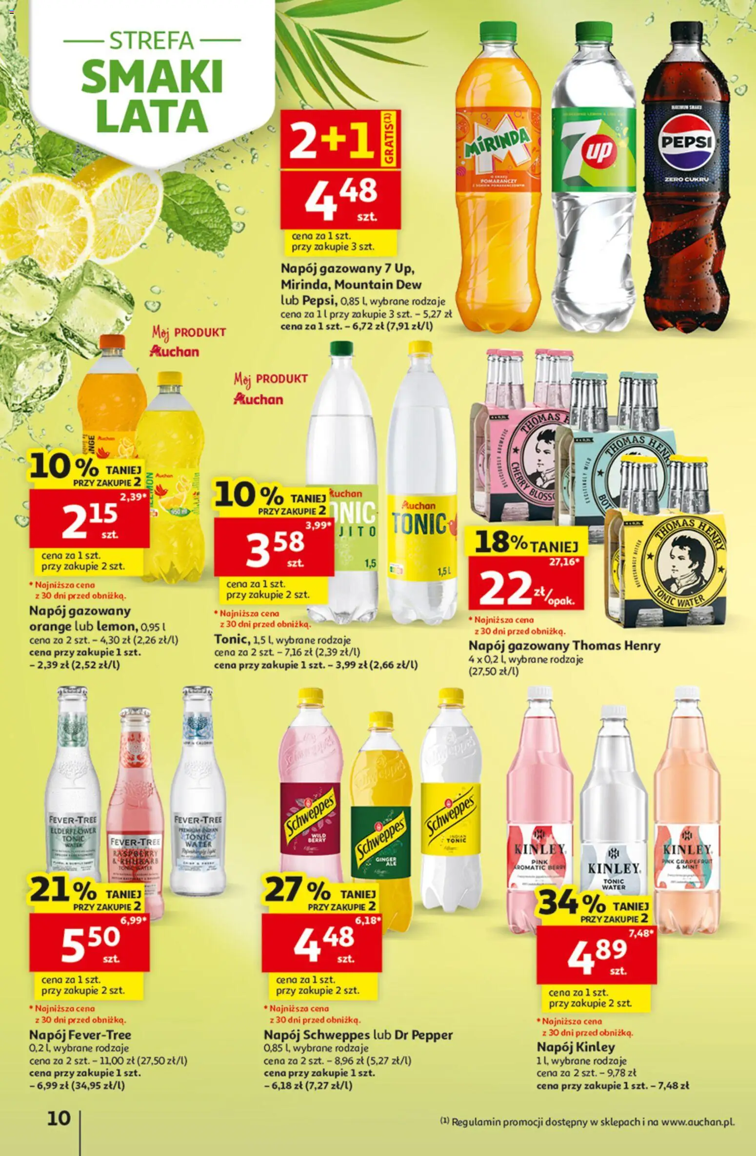 Auchan gazetka - 30 Lat Hipermarket od 09.07.2026 | Strona: 10 | Produkty: Pepsi
