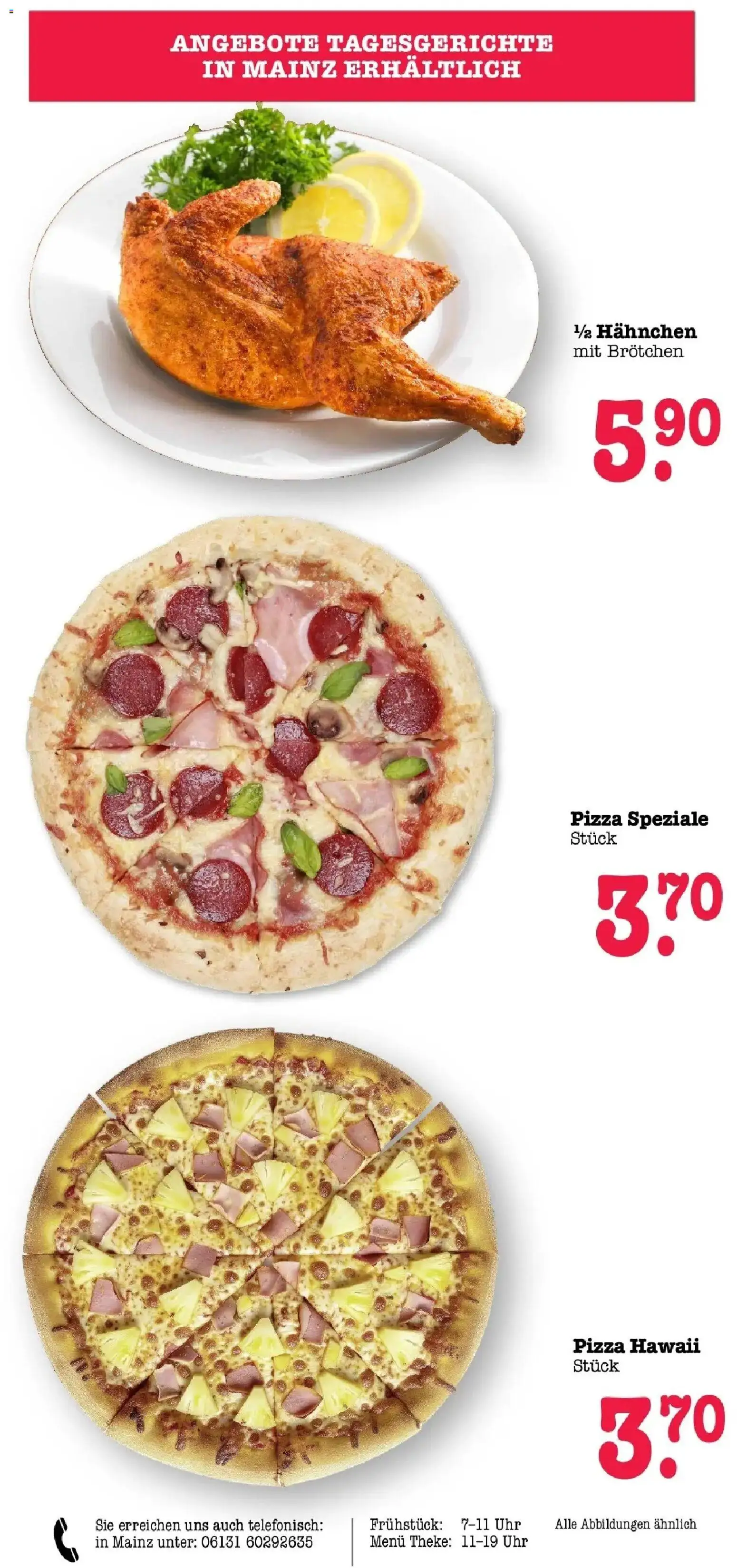 Edeka Prospekt Mainz-Weisenau (ab 10.08.2026) » Angebote Online | Seite: 15 | Produkte: Hahnchen, Theke, Pizza, Uhr