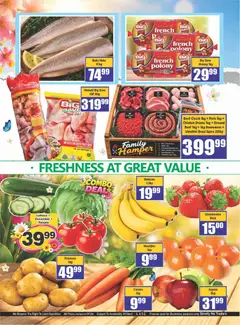Big Save specials catalogue – valid from 26/08/2026 | Page: 4 | Products: Chicken drumsticks, Pork, Beef, Strawberries