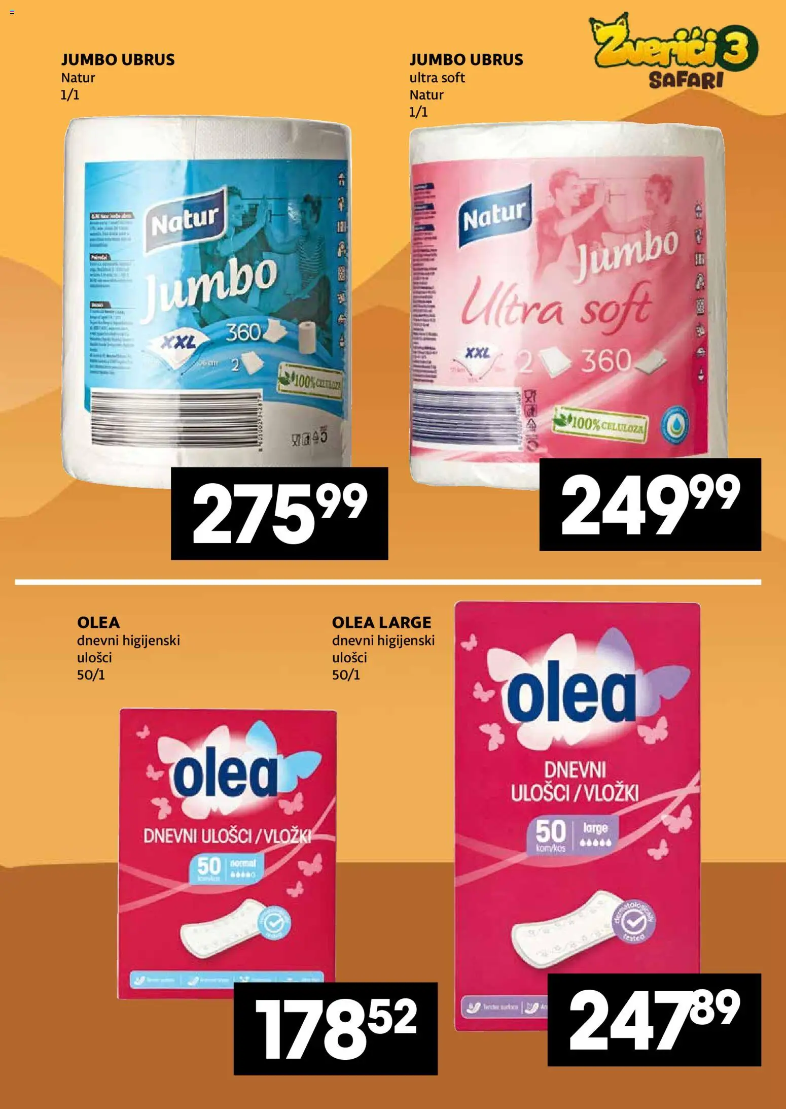 Idea katalog - važi od 11.05.2026 | Strana: 13 | Proizvode: Higijenski ulošci, Ubrus