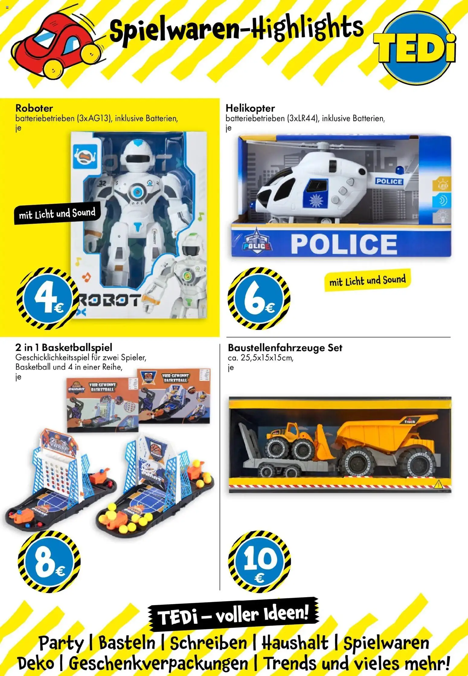 TEDi - TEDi Neueröffnung in Bad Rodach – gültig ab 15.07.2026 | Seite: 3 | Produkte: Roboter, Basketball