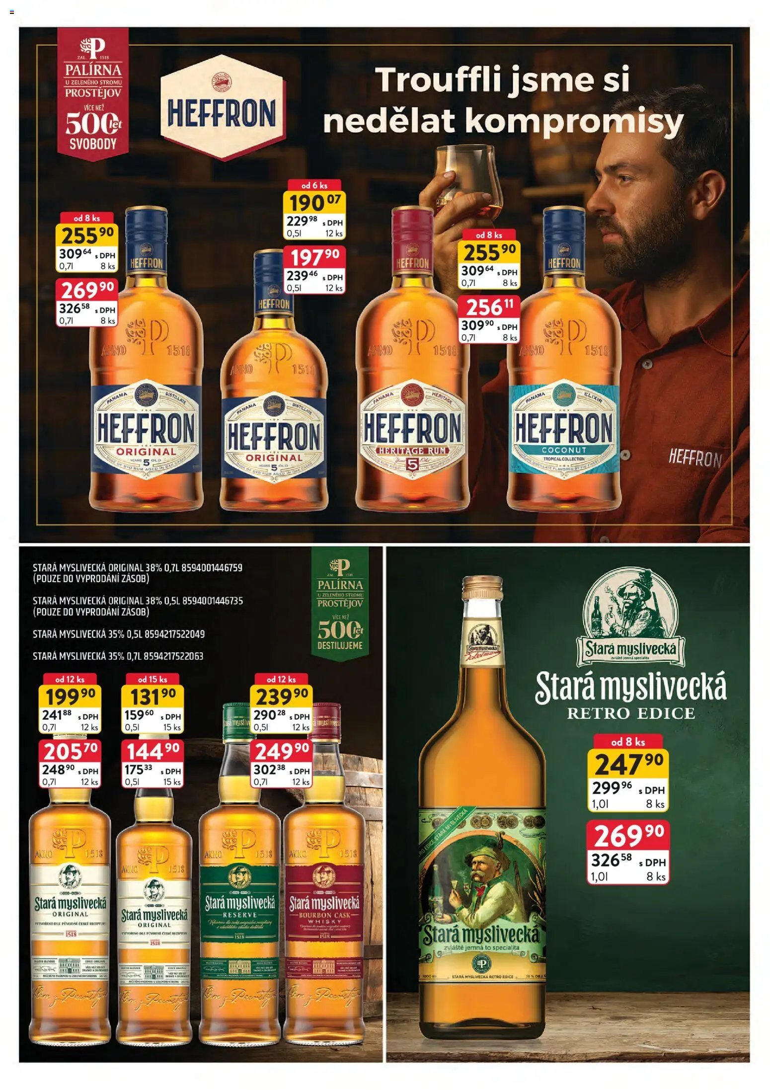 Astur & Qanto leták - Velkoobchod 04/2026 od 01.04.2026 | Strana: 22 | Produkty: Heffron, Bourbon, Whisky, Stará myslivecká
