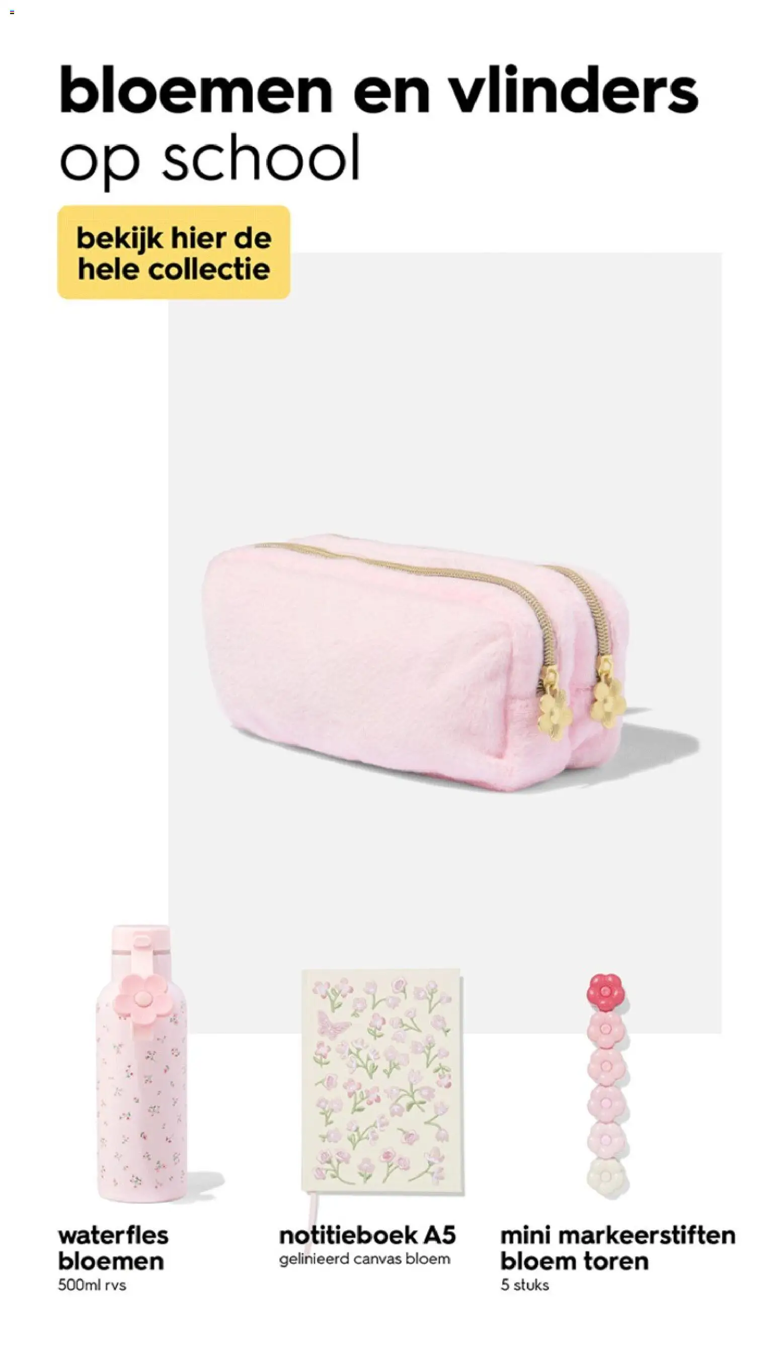 {H1} | Pagina: 5 | Producten: Bloemen, Bloem, Markeerstiften, Canvas