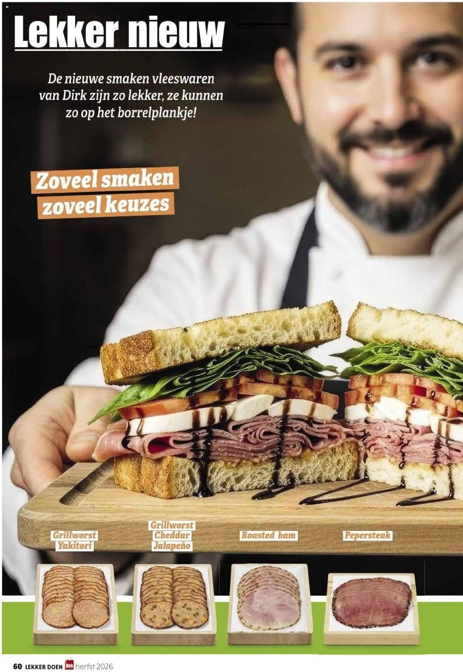 {H1} | Pagina: 60 | Producten: Ham, Vleeswaren, Jalapeno, Cheddar