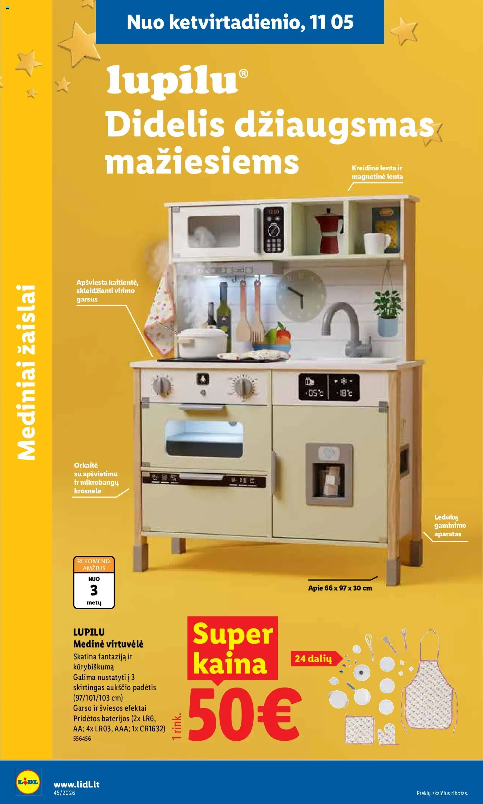 LIDL akcijos nuo 2026.11.02 | Puslapis: 8 | Prekių: Baterijos, Orkaitė