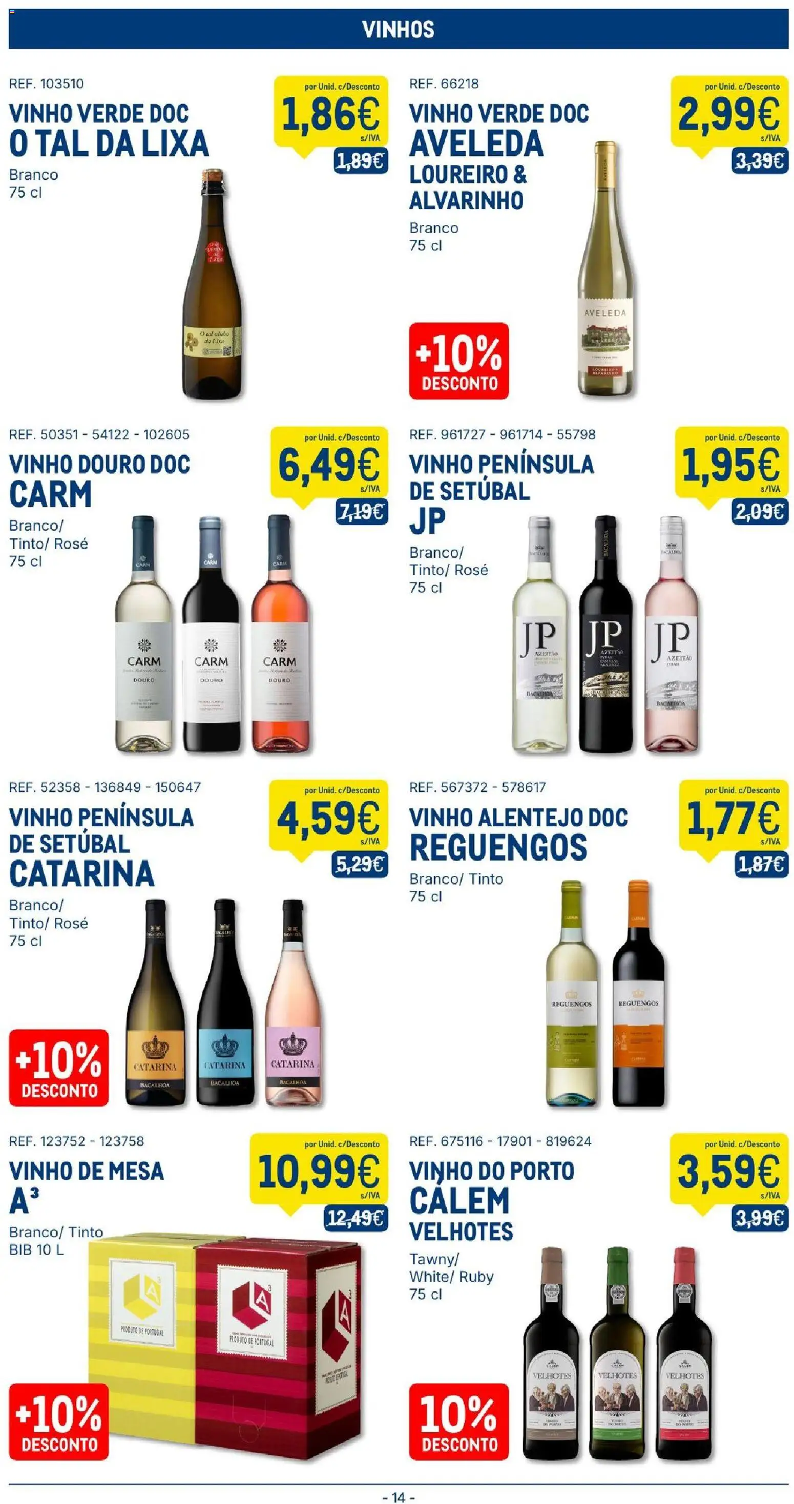 Makro folheto │ válido de 01/09/2026 | Página: 14 | Produtos: Lixa, Vinho do Porto, Mesa, Vinho