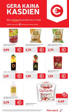 Rimi leidinys galioja nuo 05.05.2026 | Puslapis: 9 | Prekių: Pupelės, Sultys, Ryžiai, Saldainiai