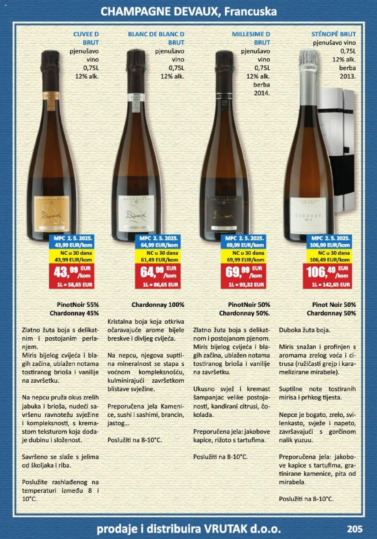 Vrutak katalog | vrijedi od 01.11.2025 | Stranica: 205 | Proizvodi: Rižoto, Vino, Riba, Grejp