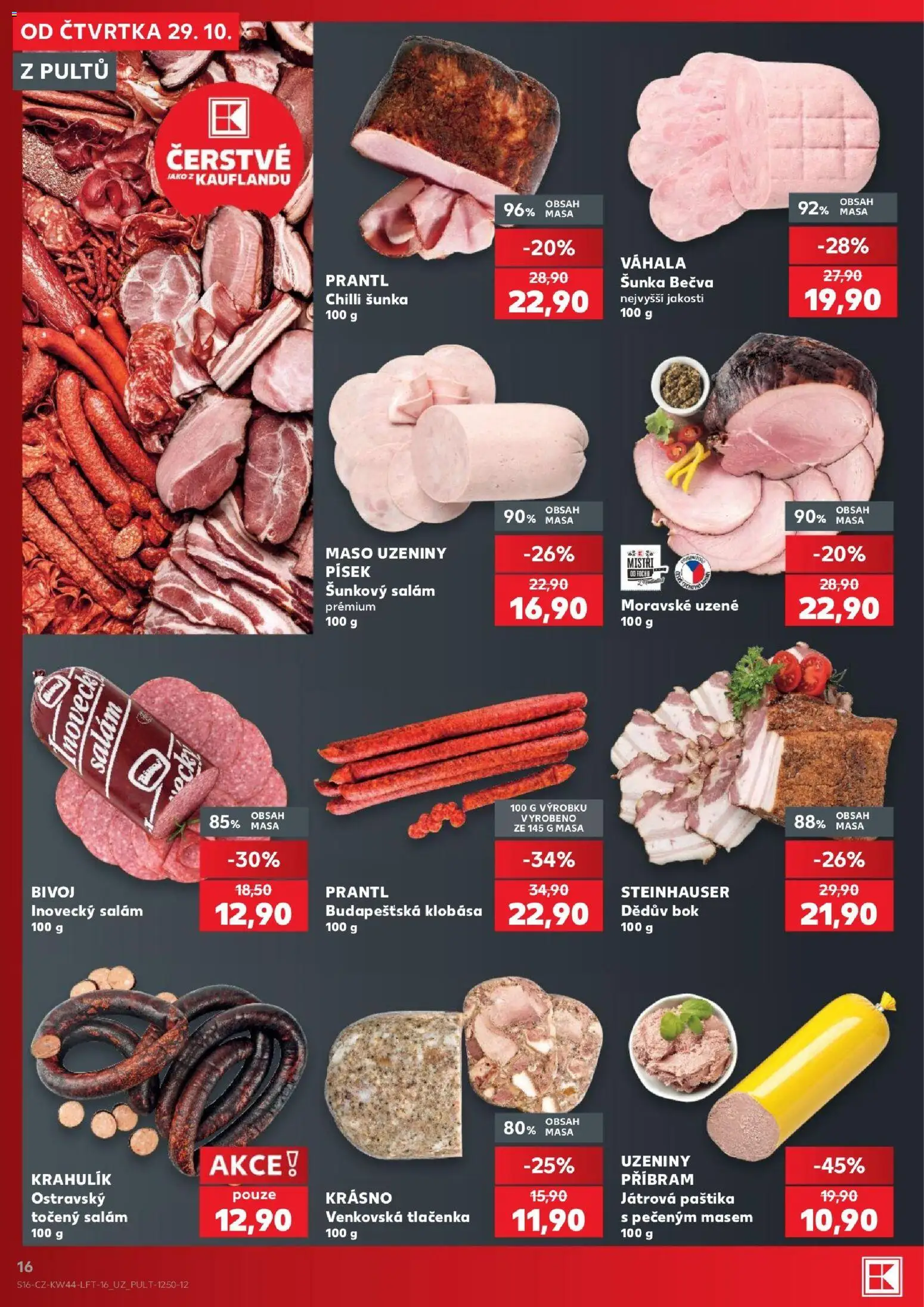 Kaufland leták - Chomutov od 29.10.2026 | Strana: 16