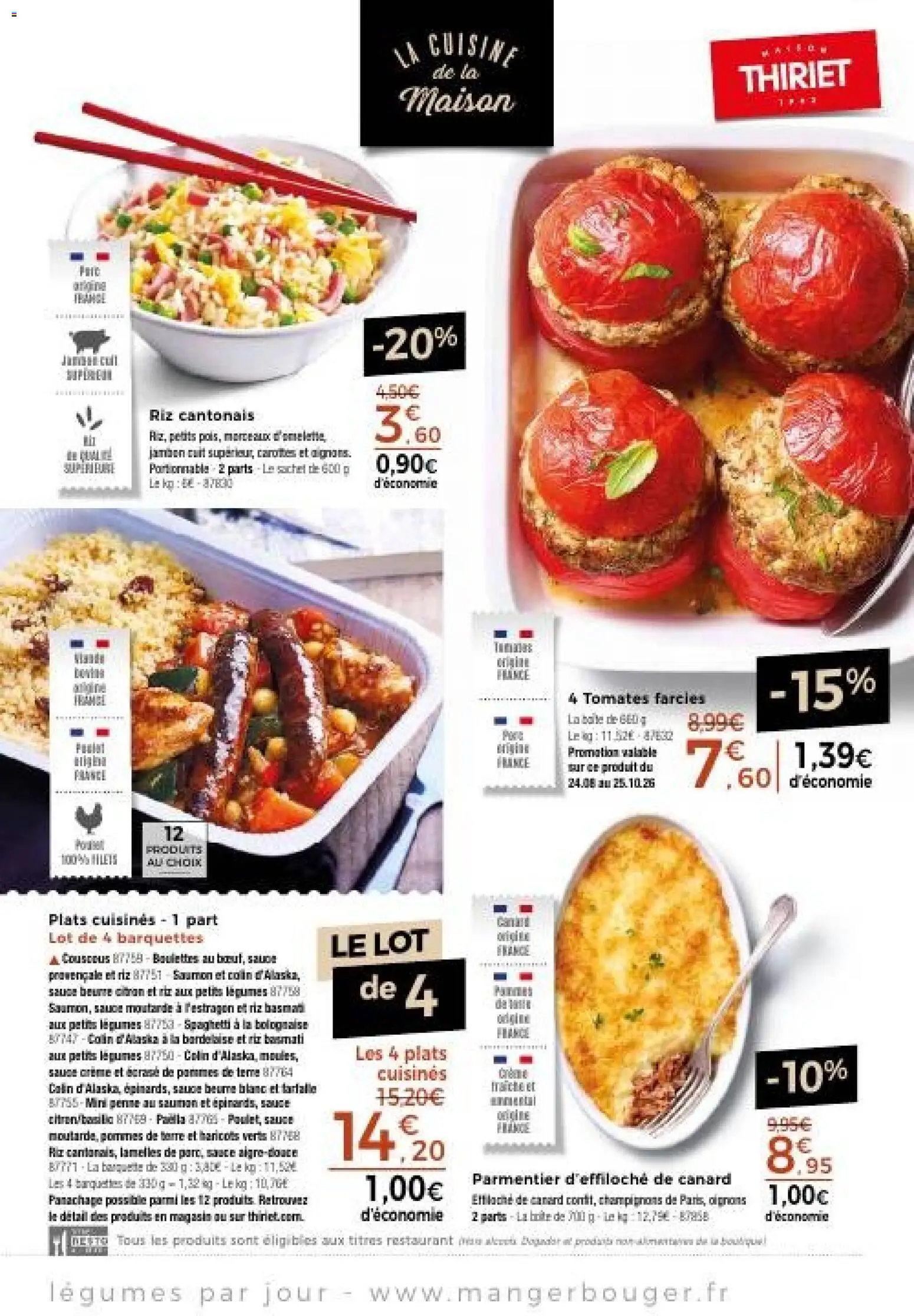 {H1} | Page: 9 | Produits: Riz basmati, Pommes, Haricots, Saumon