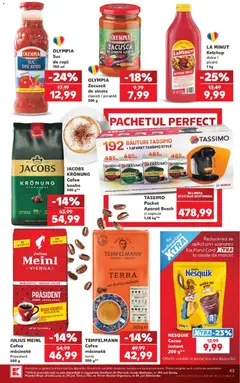 Kaufland RO akciós újság - amely érvényes a következő dátumtól: 2026.10.14. | Oldal: 43