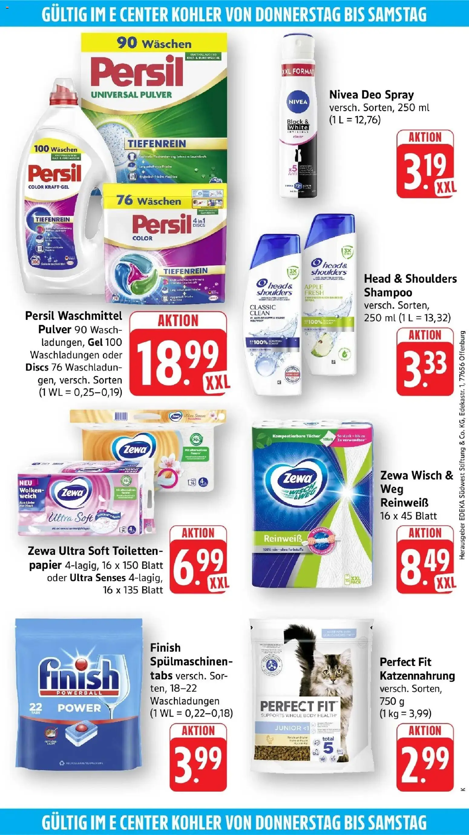 Edeka prospekt Ettenheim – gültig ab 08.06.2026 | Seite: 56 | Produkte: Head & shoulders, Shampoo, Deodorant, Toilettenpapier