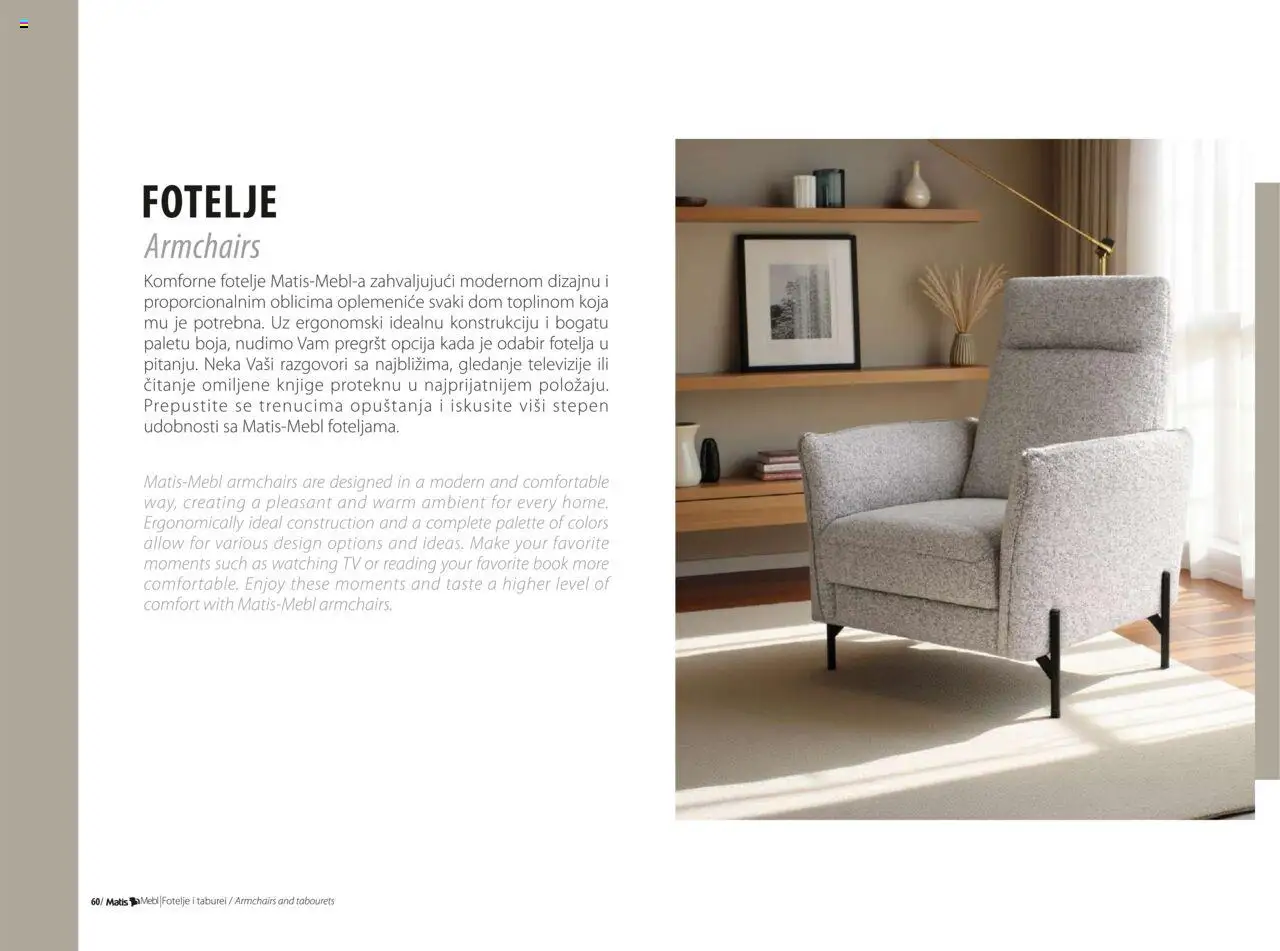 Matis katalog - važi od 01.01.2025 | Strana: 62 | Proizvode: Fotelja, Knjige
