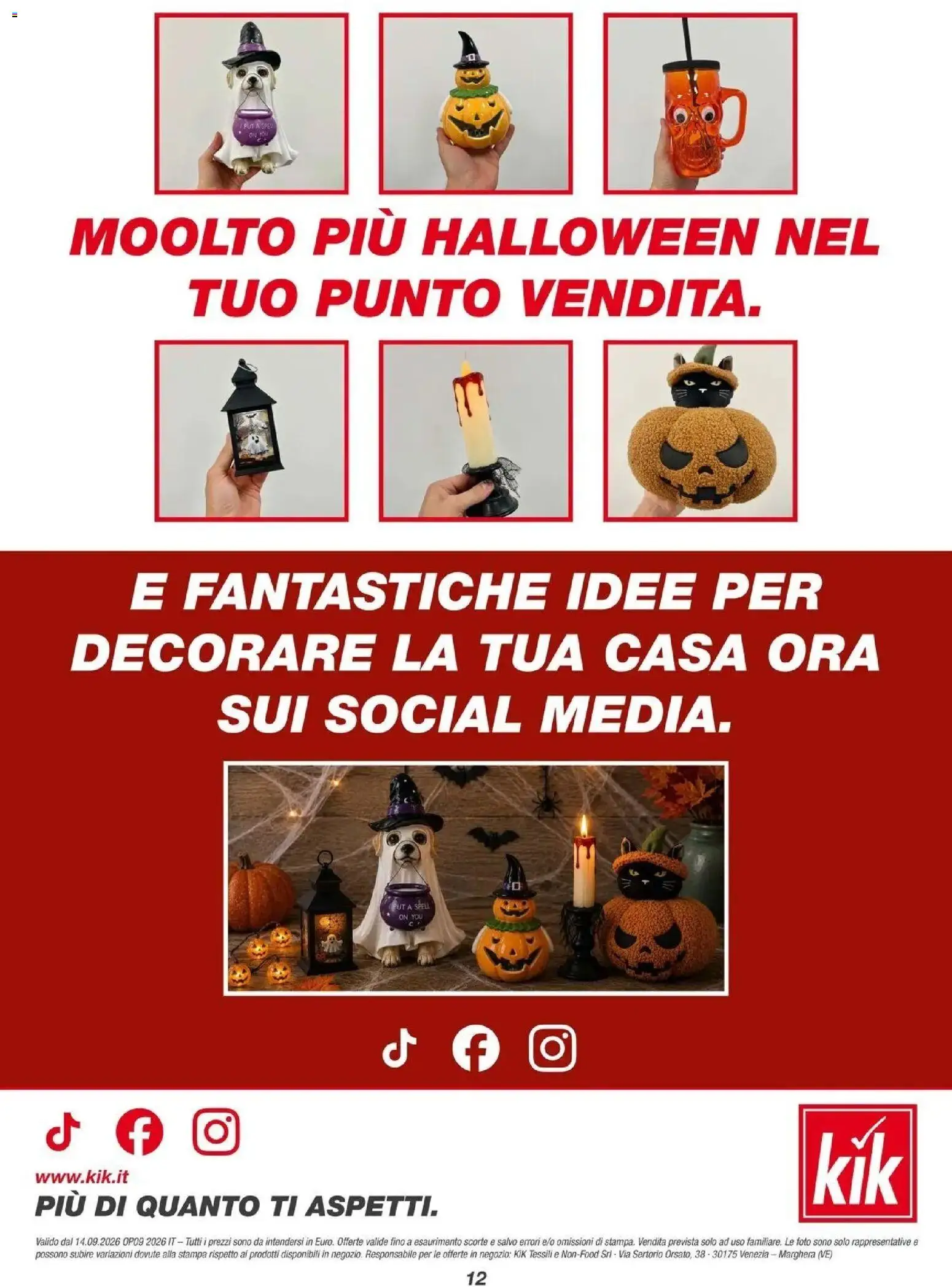Nuovo KiK volantino Feltre (Bl) dal 11/09/2026 > offerte anteprima 🛍️ | Pagina: 12 | Prodotti: Stampa