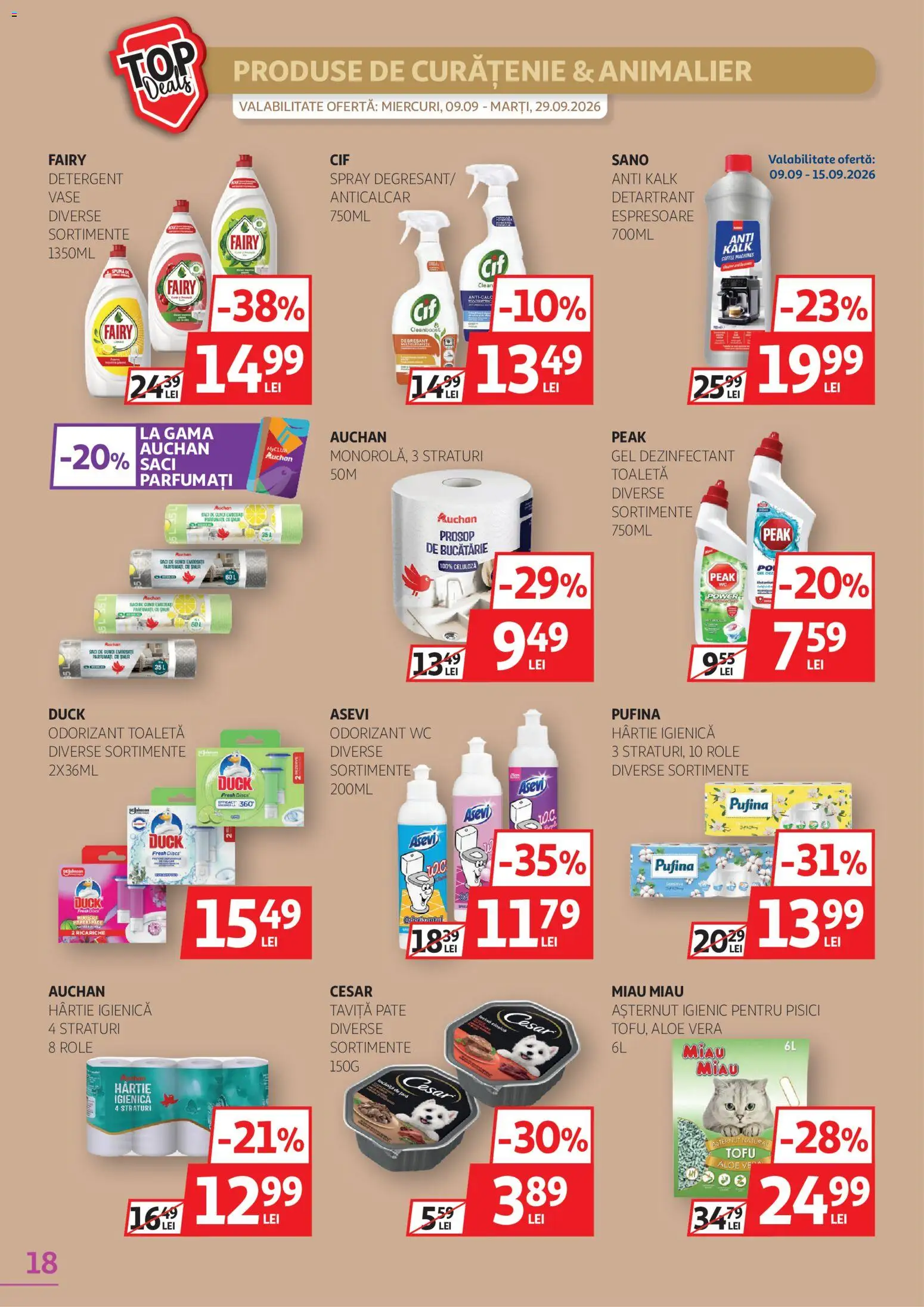 Noul catalog Auchan – valabil de la 09.09.2026 | Pagină: 18
