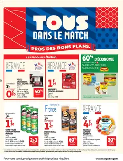 Auchan - Prévisualisation de Auchan  Produits laitiers supers valide à partir de 02/06/2026 | Page: 16 | Produits: Oignon, Fromage, Porc, Chips
