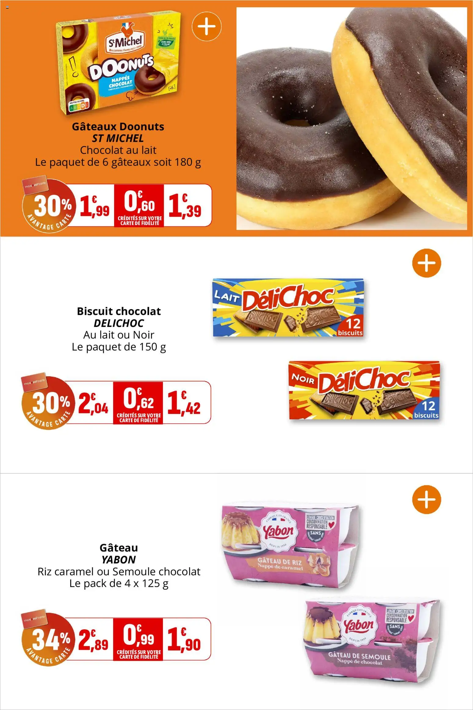 {H1} | Page: 24 | Produits: Semoule, Chocolat, Riz, Biscuits