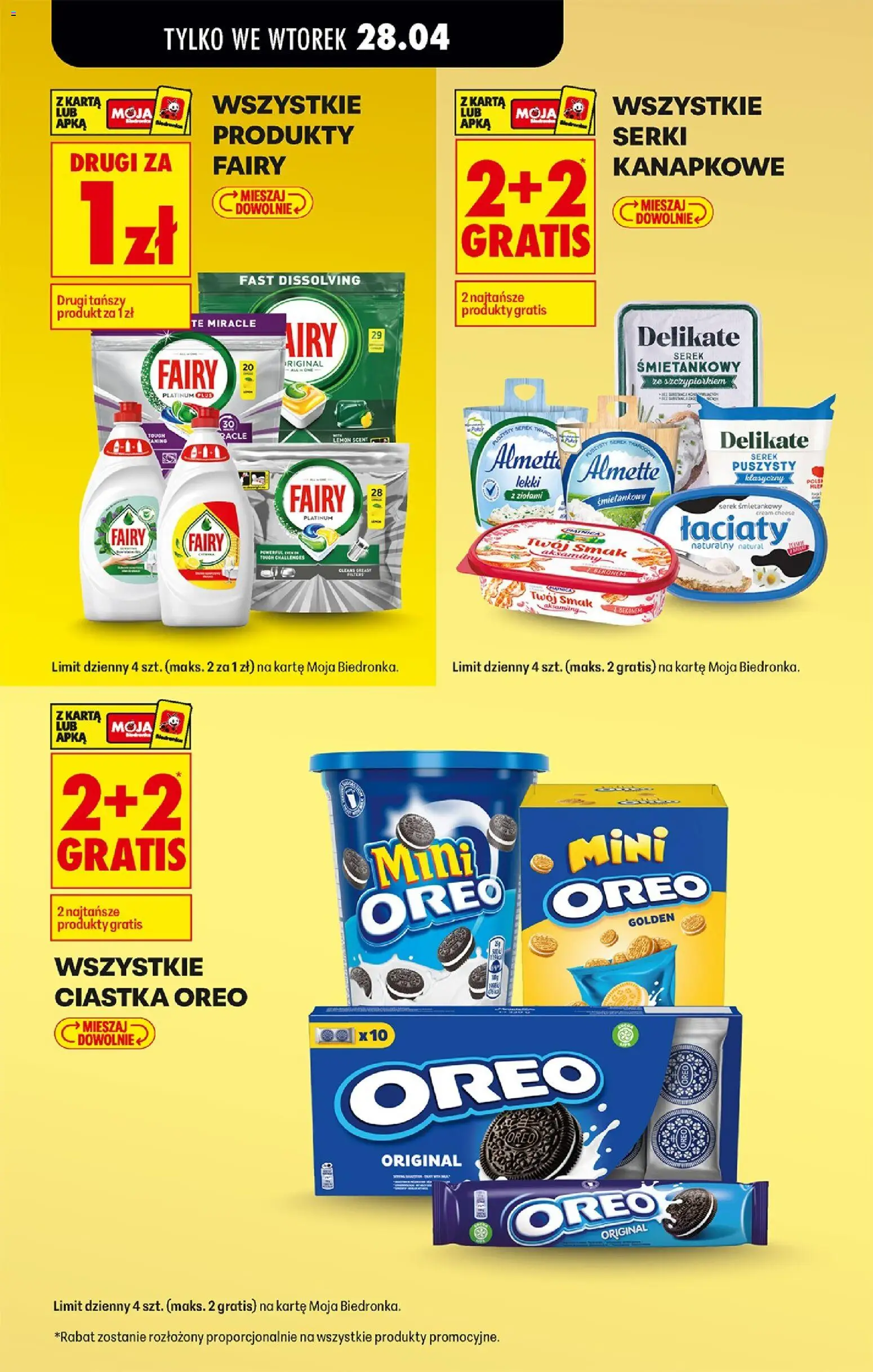 Biedronka gazetka od poniedziałku od 27.04.2026 | Strona: 33 | Produkty: Karta, Prince polo xxl, Wafelki, Czekolada