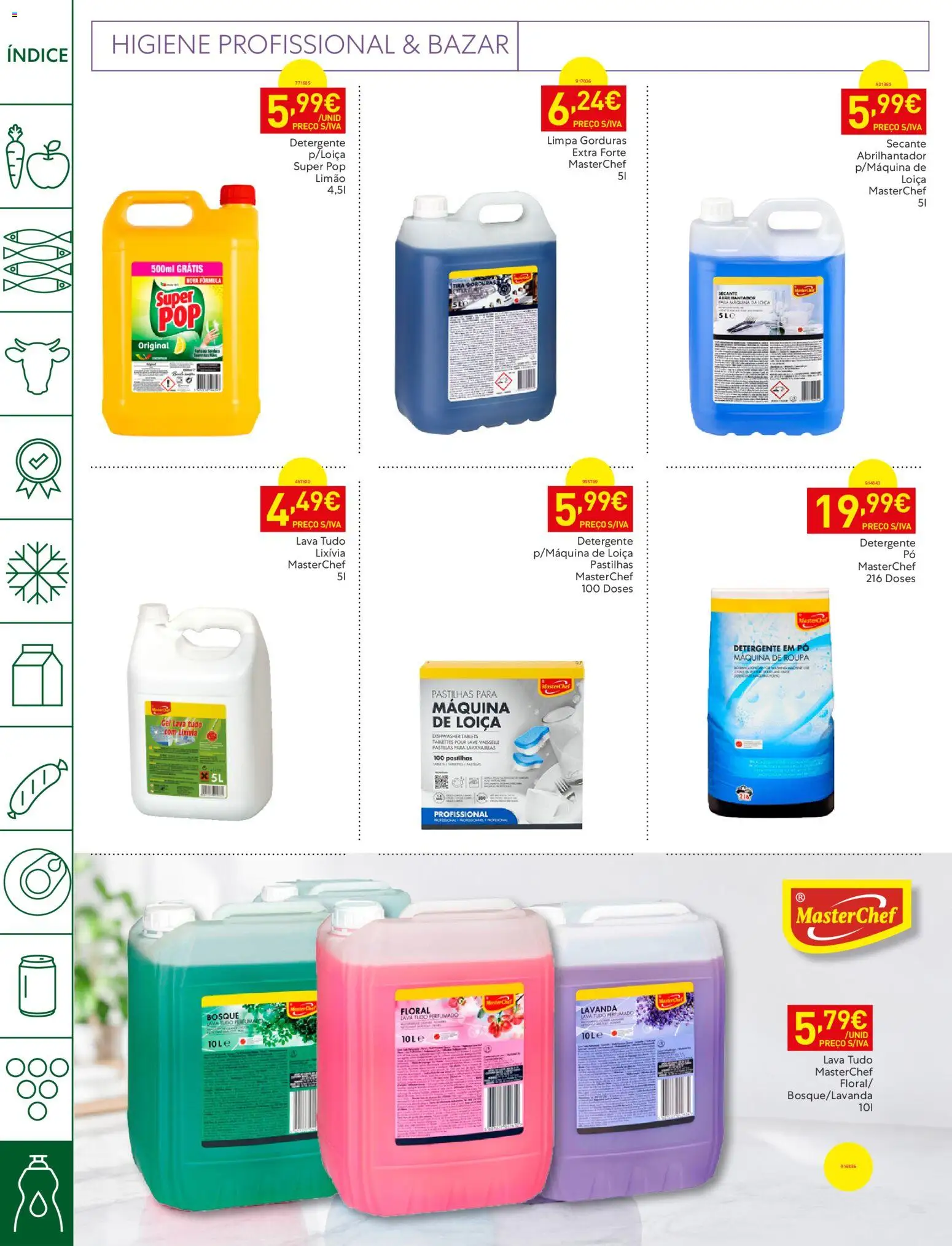 Recheio Horeca Madeira │ válido de 21/07/2026 | Página: 28 | Produtos: Pó, Abrilhantador, Detergente