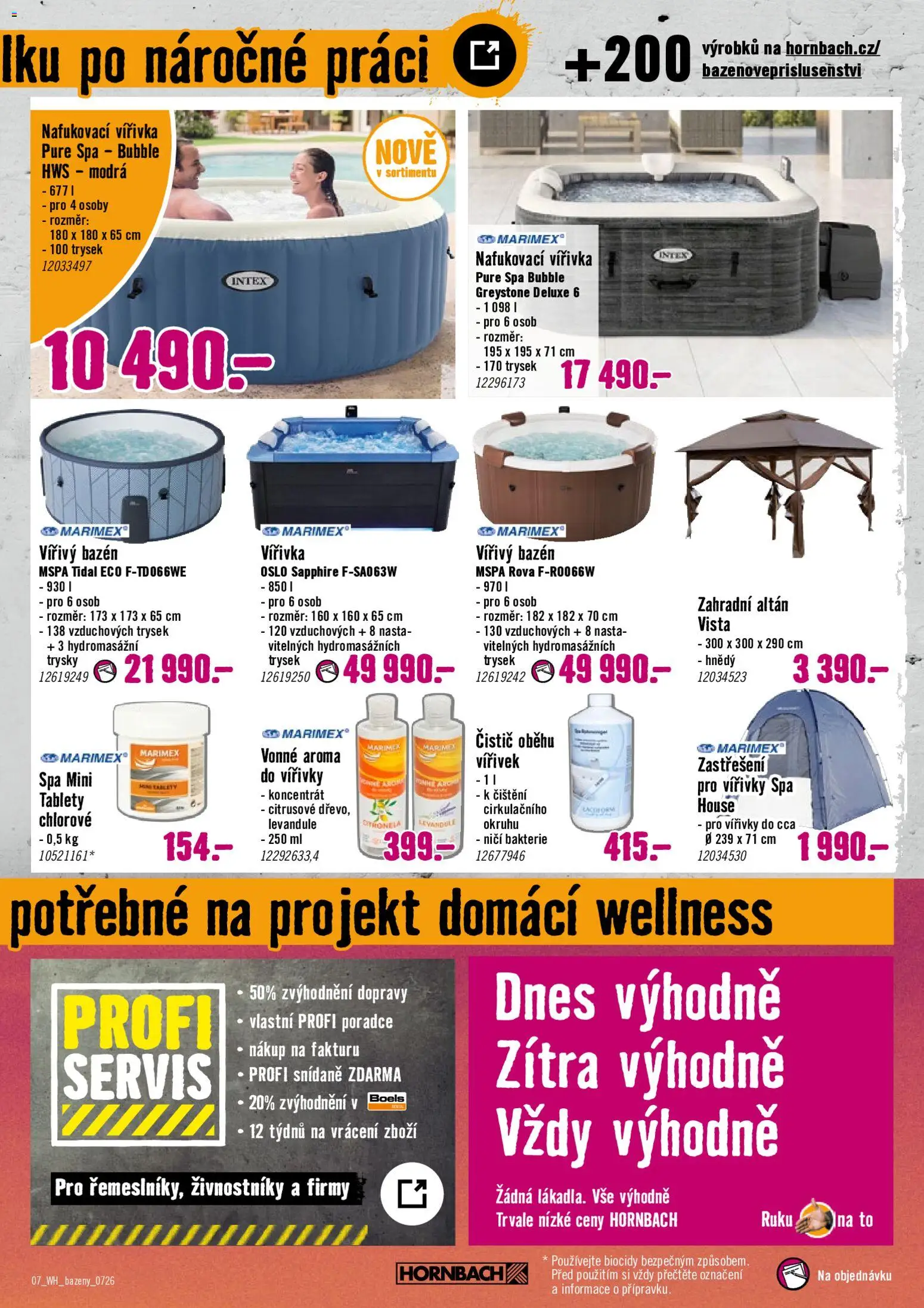 HORNBACH leták - Bazénová chemie od 01.07.2026 | Strana: 7