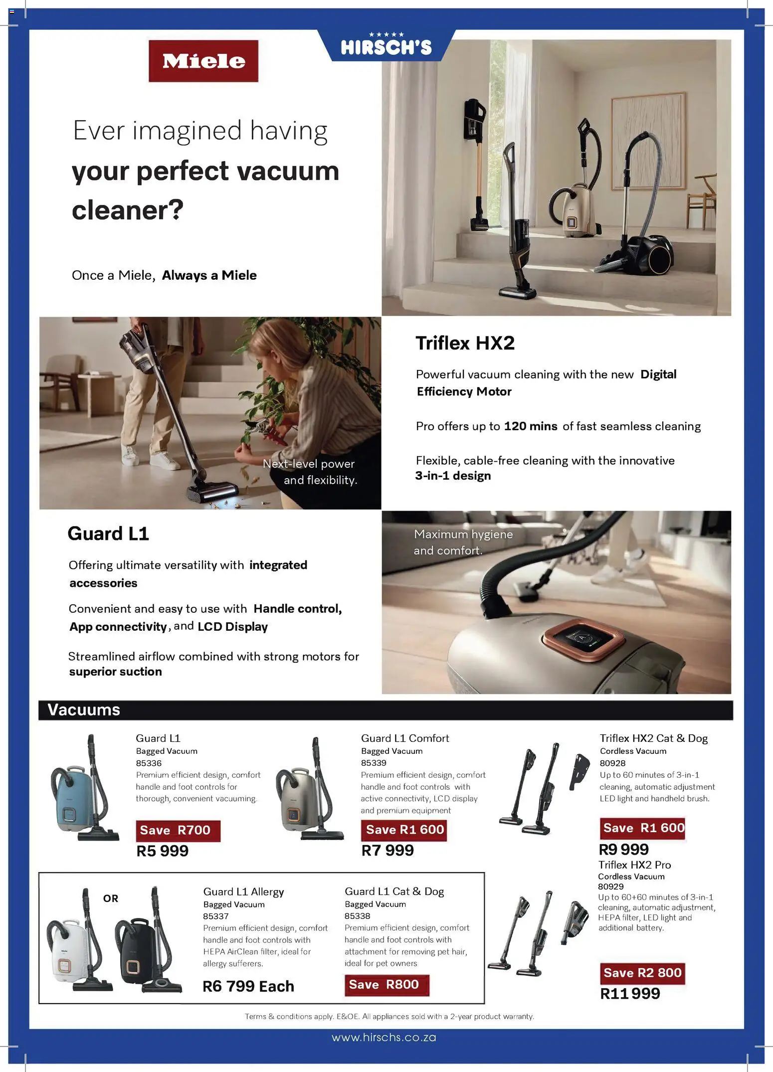 New Hirsch's catalogue – valid from 21/08/2026 | Page: 29 | Products: Vacuum cleaner, Light