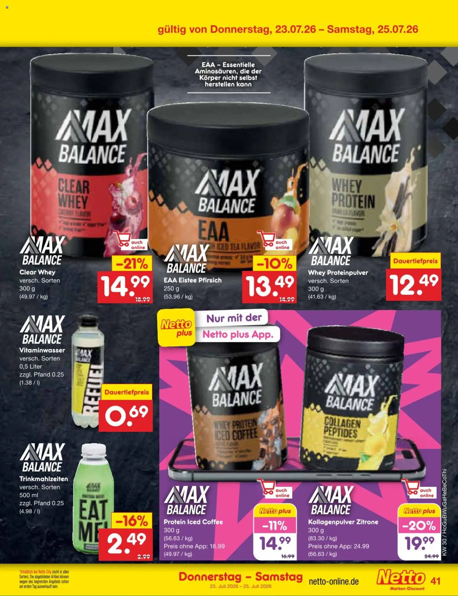 Netto Marken-Discount Prospekt – gültig ab 20.07.2026 | Seite: 65 | Produkte: Zitrone, Pfirsich